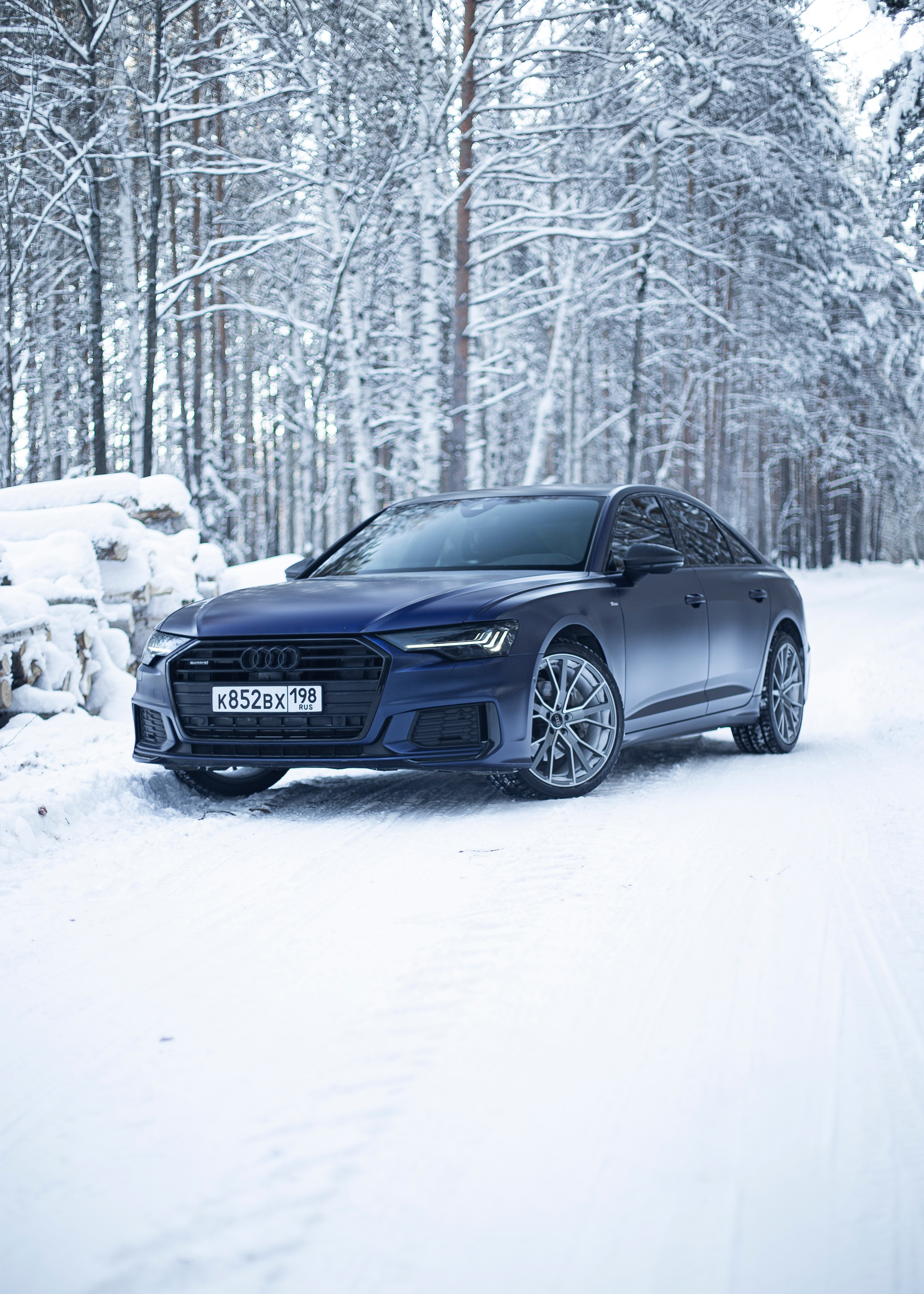 Audi A6 Winter mode. Автомобильный фотограф в Екатеринбурге Сергей Эндерс