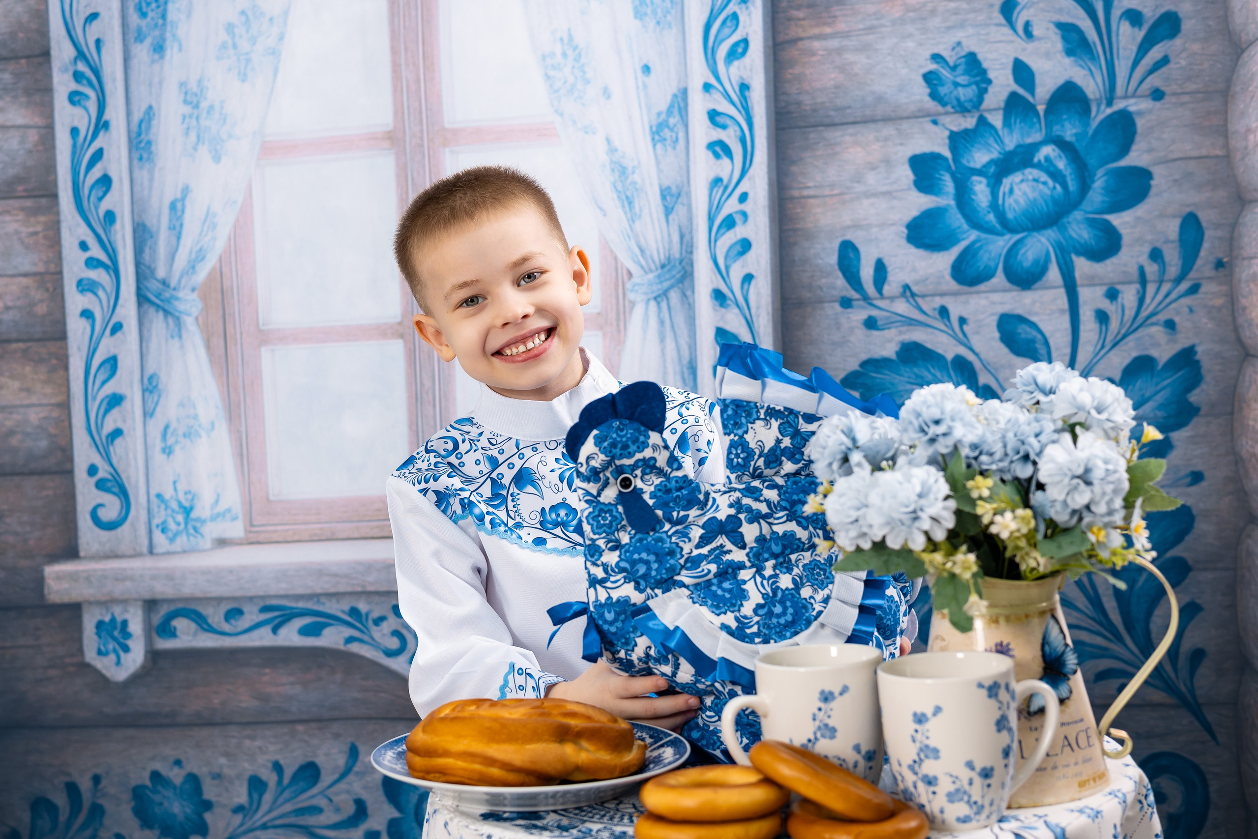 Фотопроект «Гжель». Выпускные альбомы. Фотостудия «Олеся»