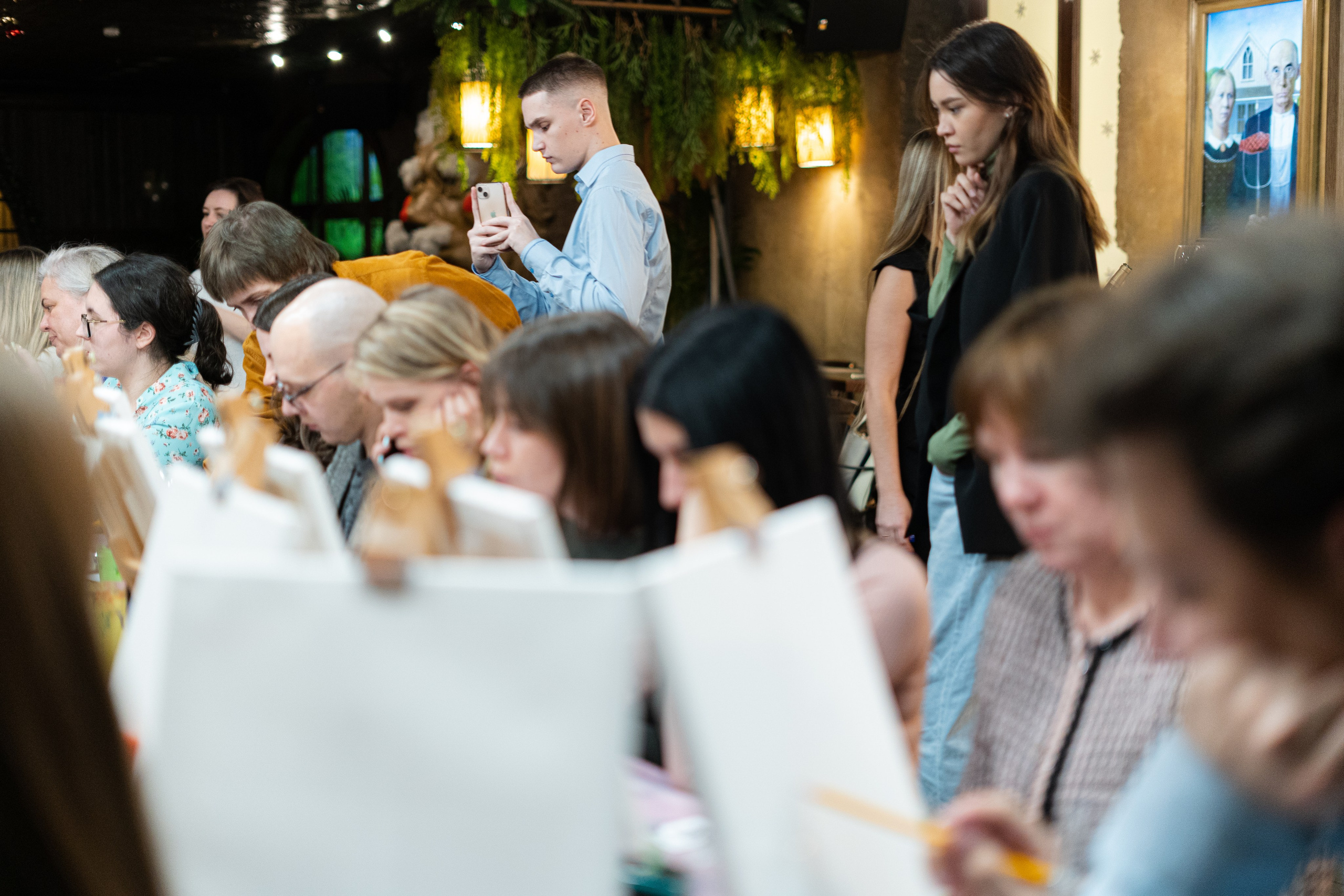 Корпоратив Teach Me Art 2. Портретный фотограф в Москве и Санкт-Петербурге Арина Чех