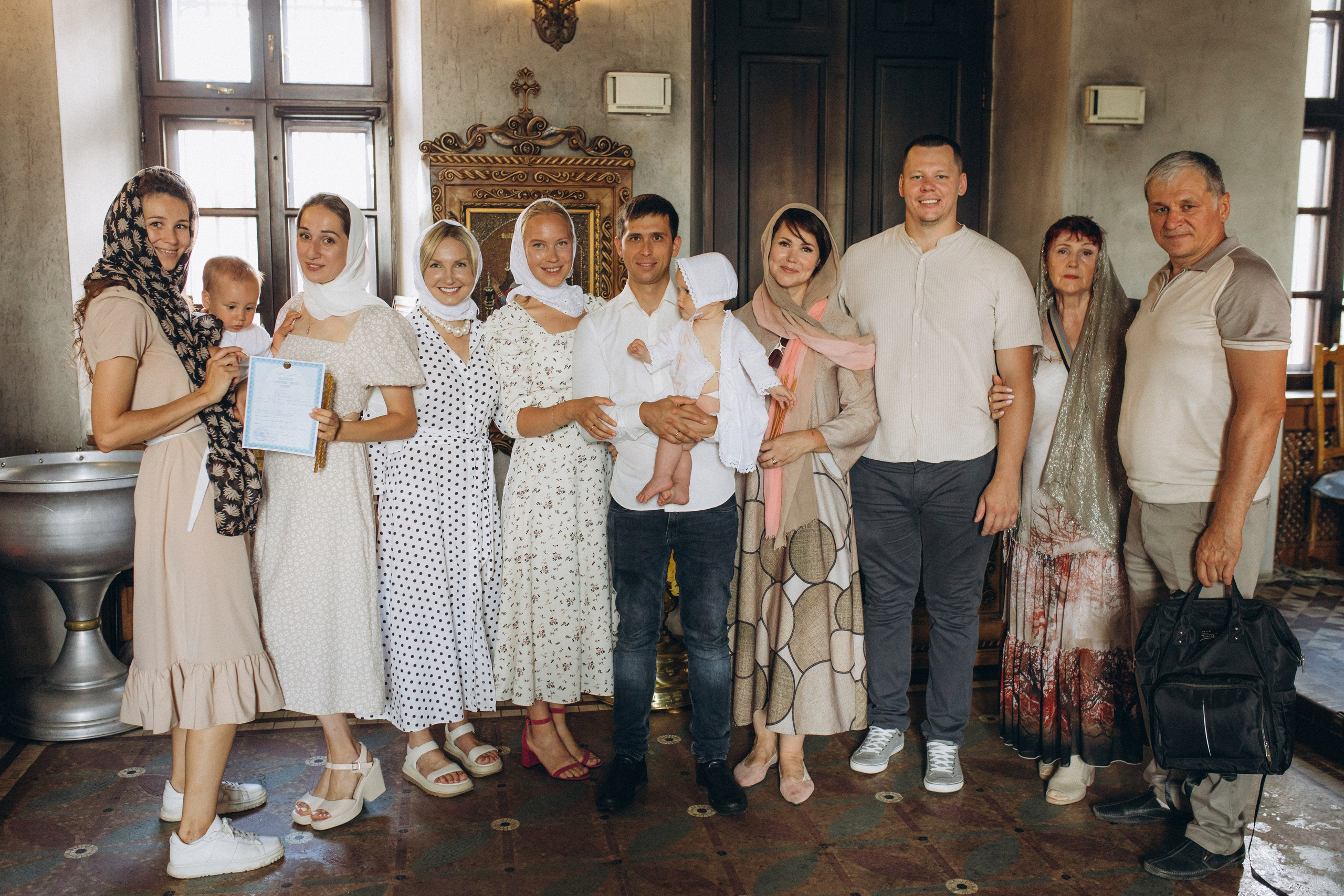 Крещение Марии. Семейный фотограф в Обнинске