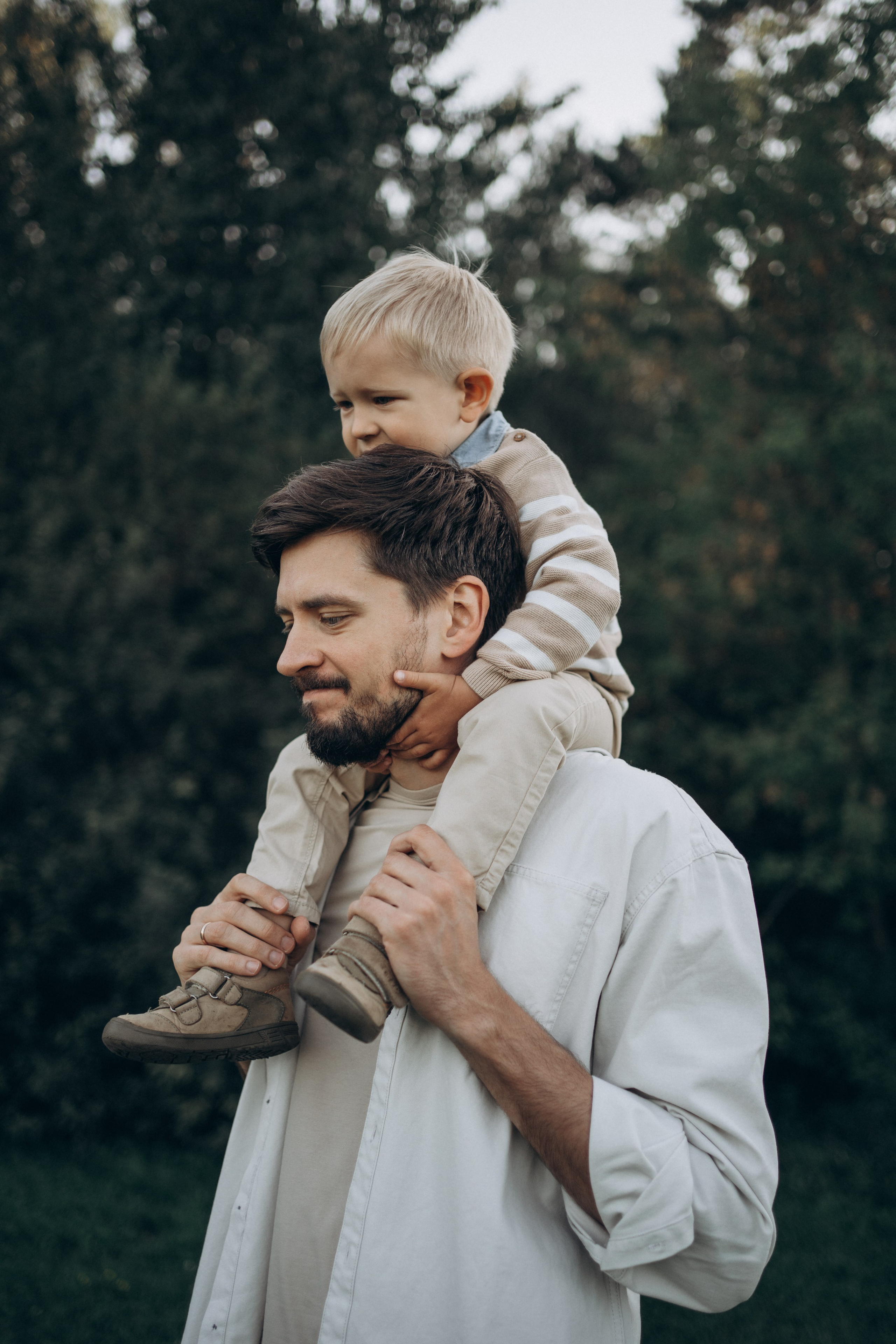 Прогулка в парке. Фотограф новорожденных и малышей до года в Москве Анастасия Соколова