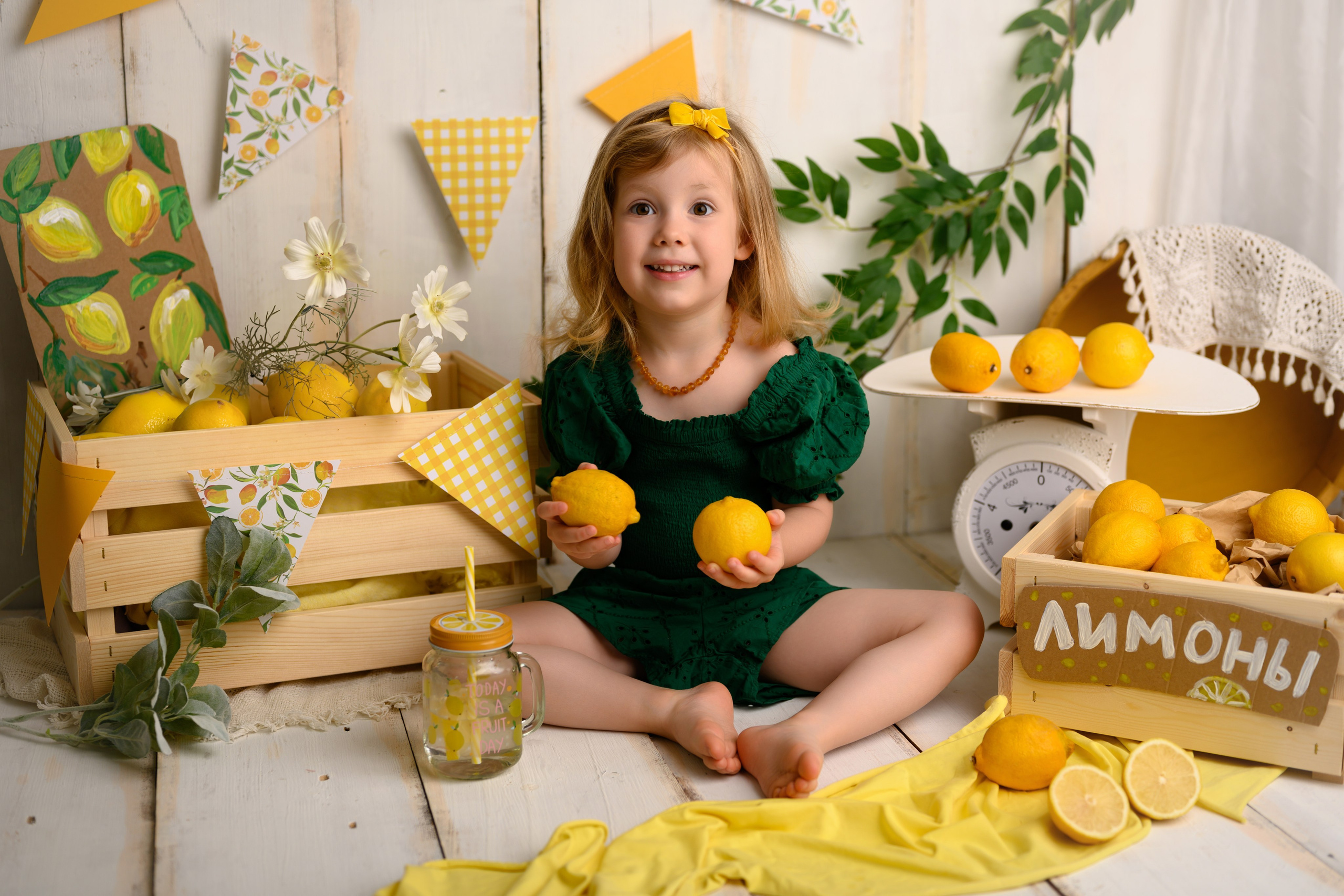 Фотопроект лимоны. Семейный, детский фотограф в Москве Дегтярева Анастасия