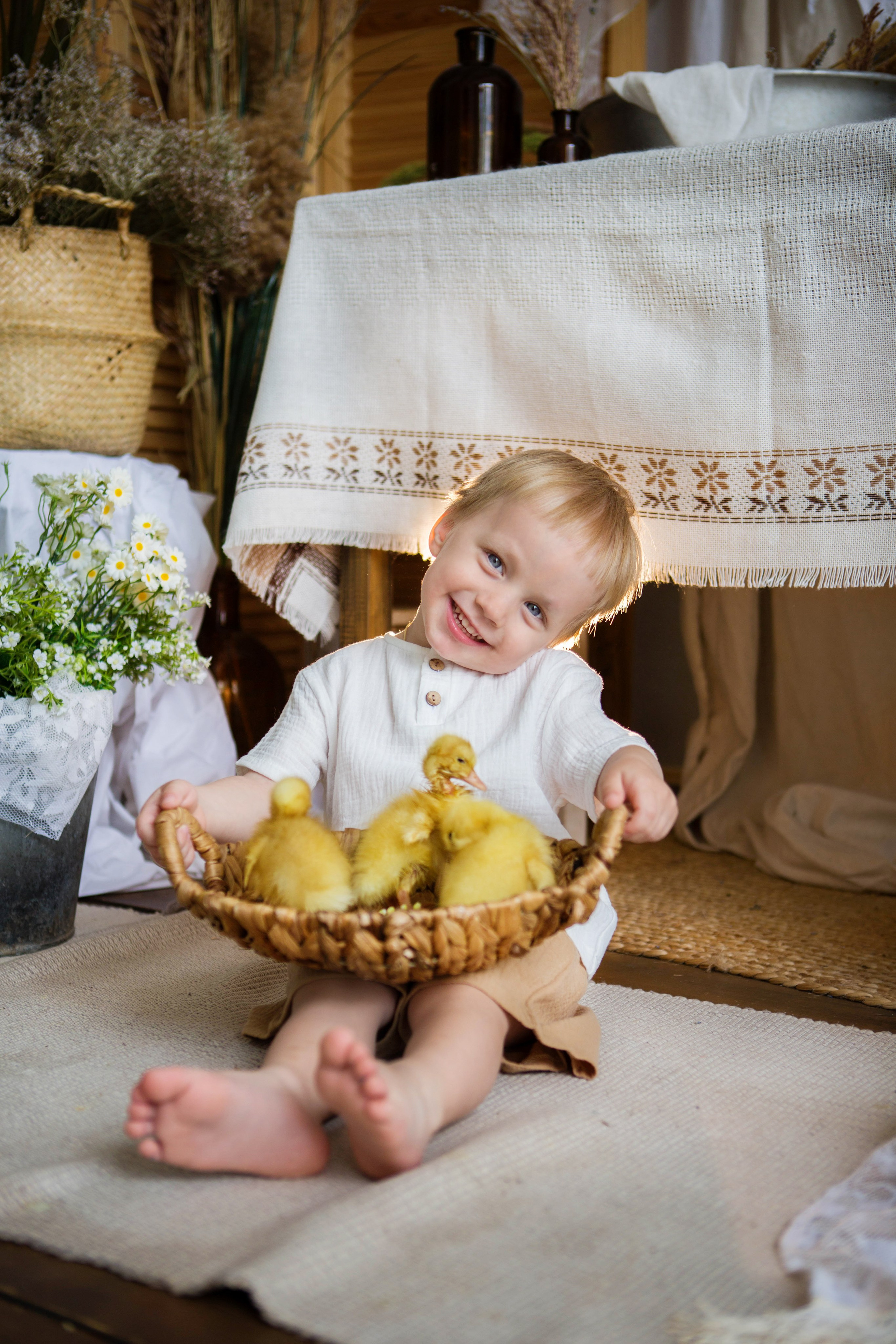 Стирка с утятами. Студия «Mestone». Свадебный семейный и детский фотограф в Краснодаре Карина Федоровская