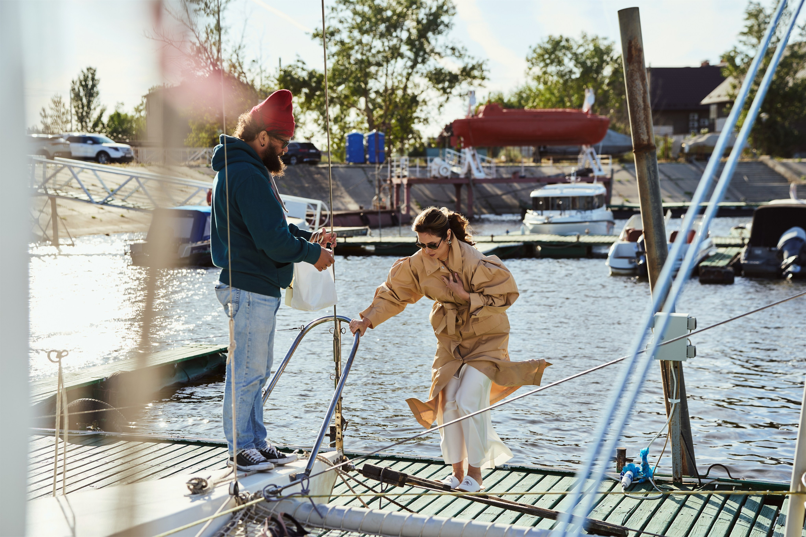День рождения Анны на яхте. Фотограф Иван Сосновский