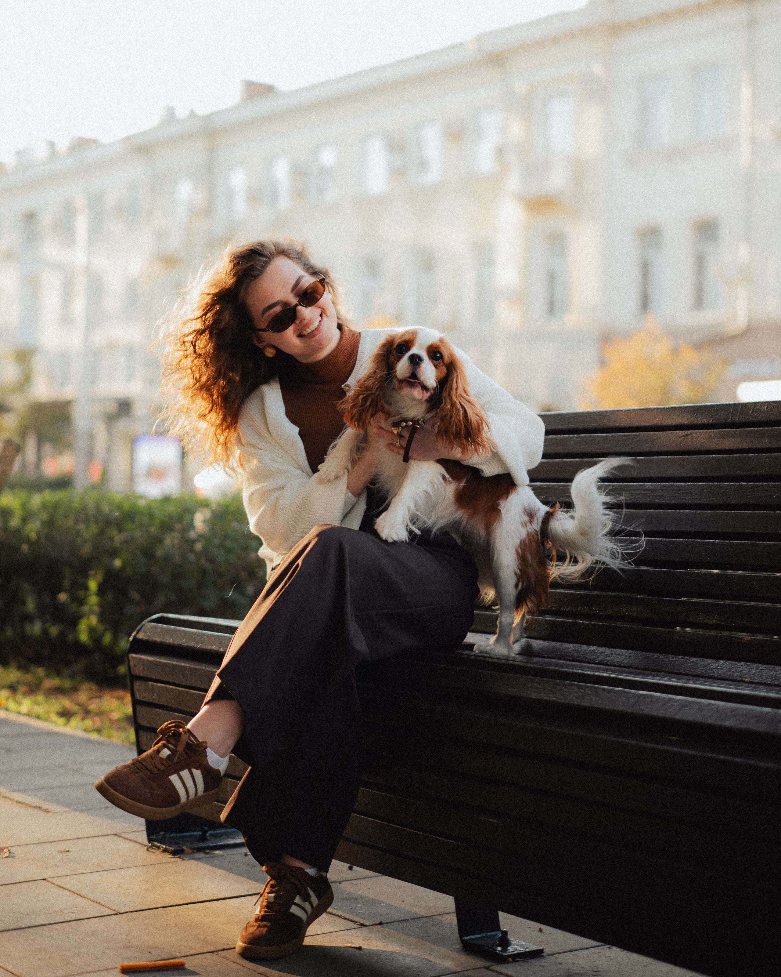 Осенняя фотосессия с собачкой