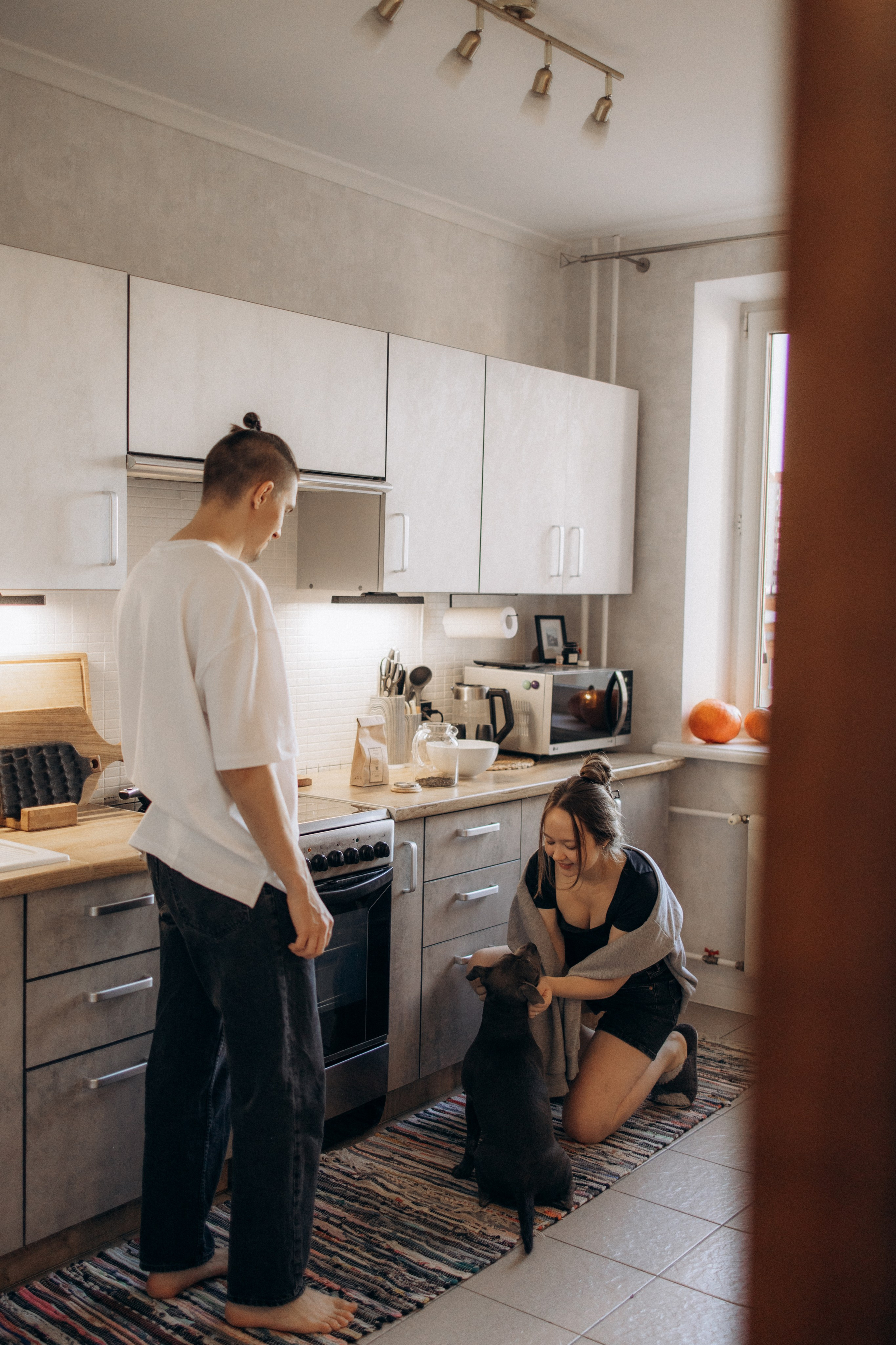 Таня, Егор и Луна. Фотограф анималист в Казани Алина Сулейманова. Фотограф животных