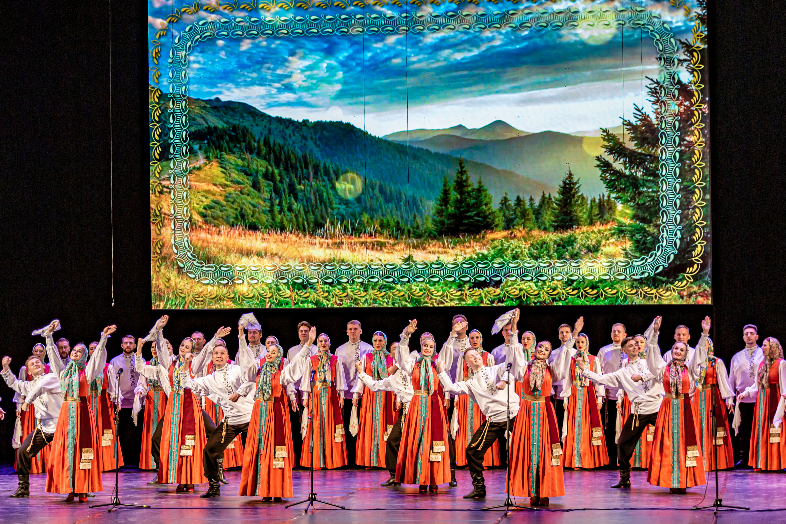 Уральский Академический Государственный русский народный хор. Фотограф в Сочи Юрий Шептаев