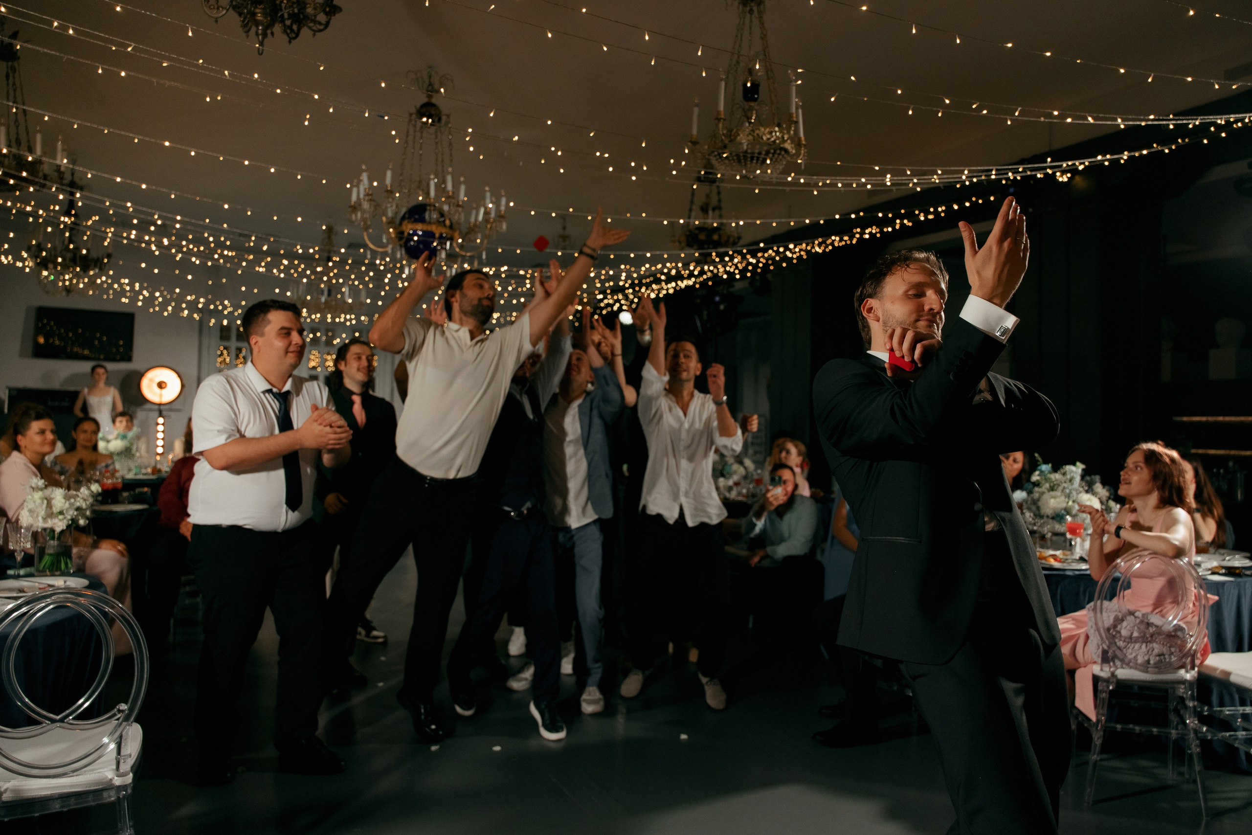 Свадебный ужин в ресторане АРХИТЕКТОР. Свадебный фотограф Москва