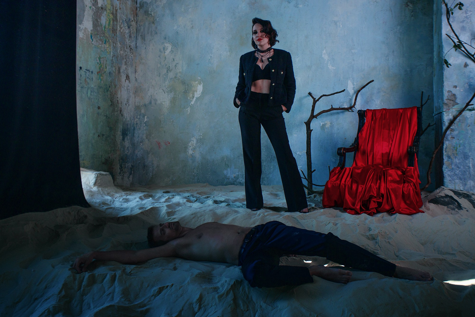 Женщина вамп. Необычные портретные фотосессии под ключ в Москве