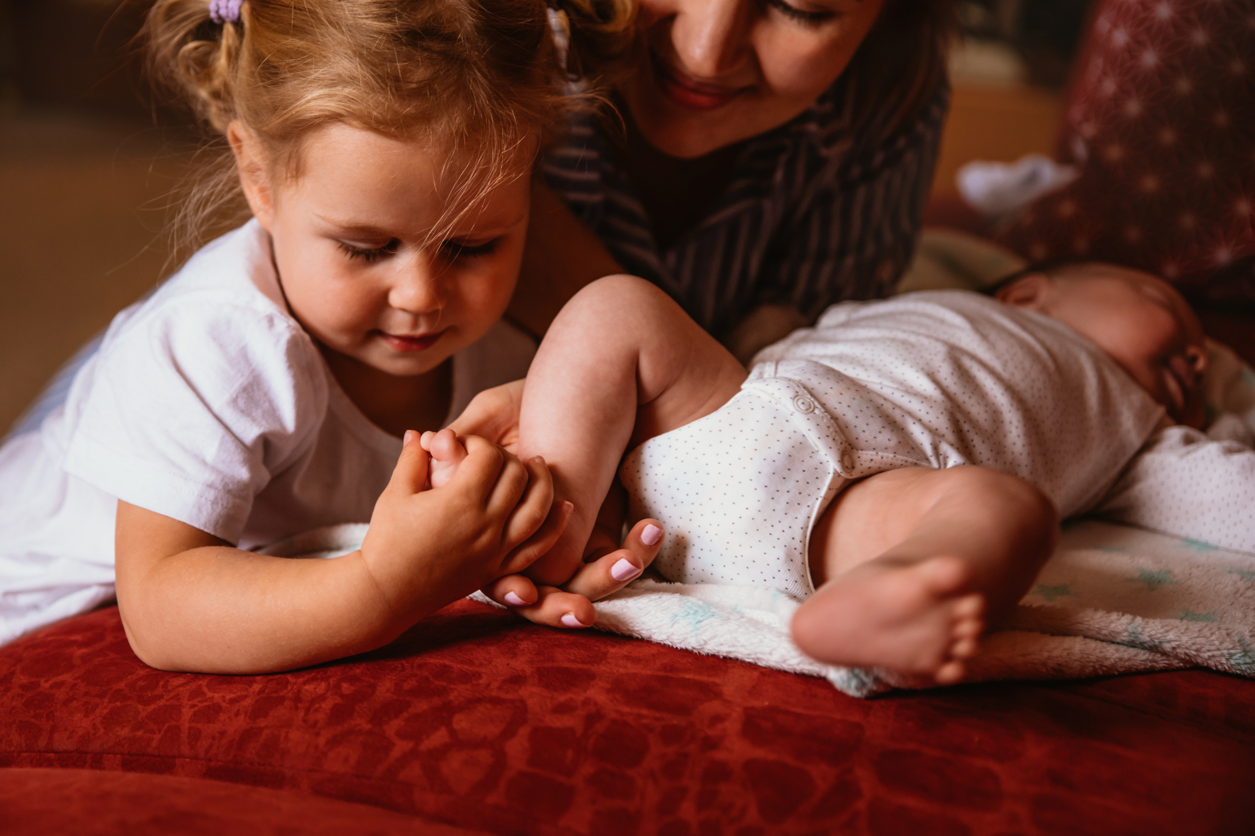 Юля, Вероника и маленький Артем (2 мес.). Детский и семейный фотограф в Москве Алёна Шестунова