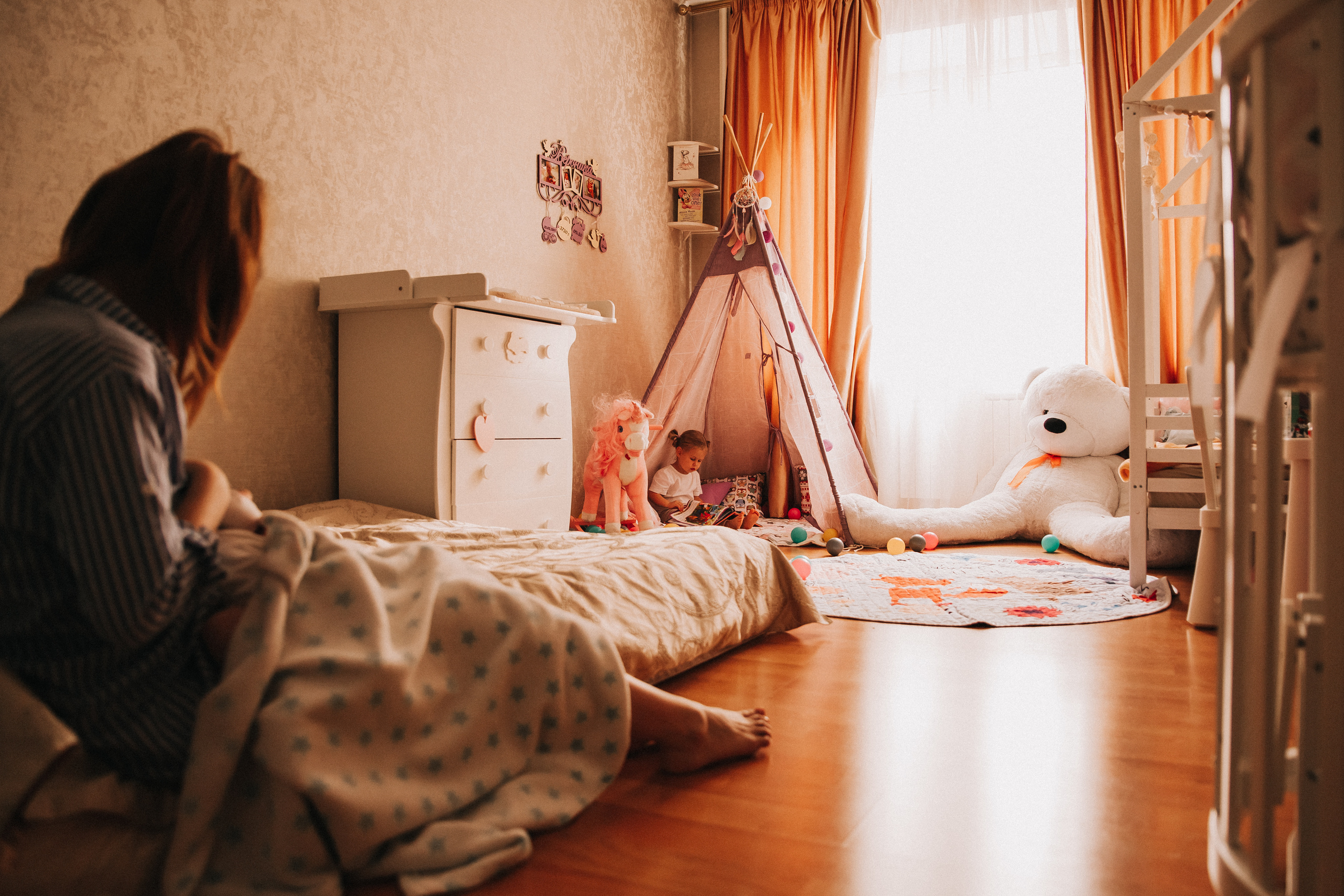 Юля, Вероника и маленький Артем (2 мес.). Детский и семейный фотограф в Москве Алёна Шестунова