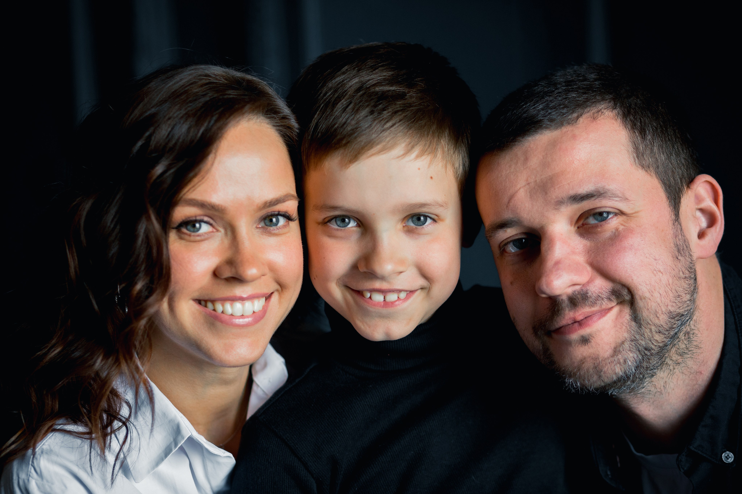 Главные портреты Алины, Димы и Левы. Семейный и портретный фотограф в Санкт-Петербурге Андрей Воробьев