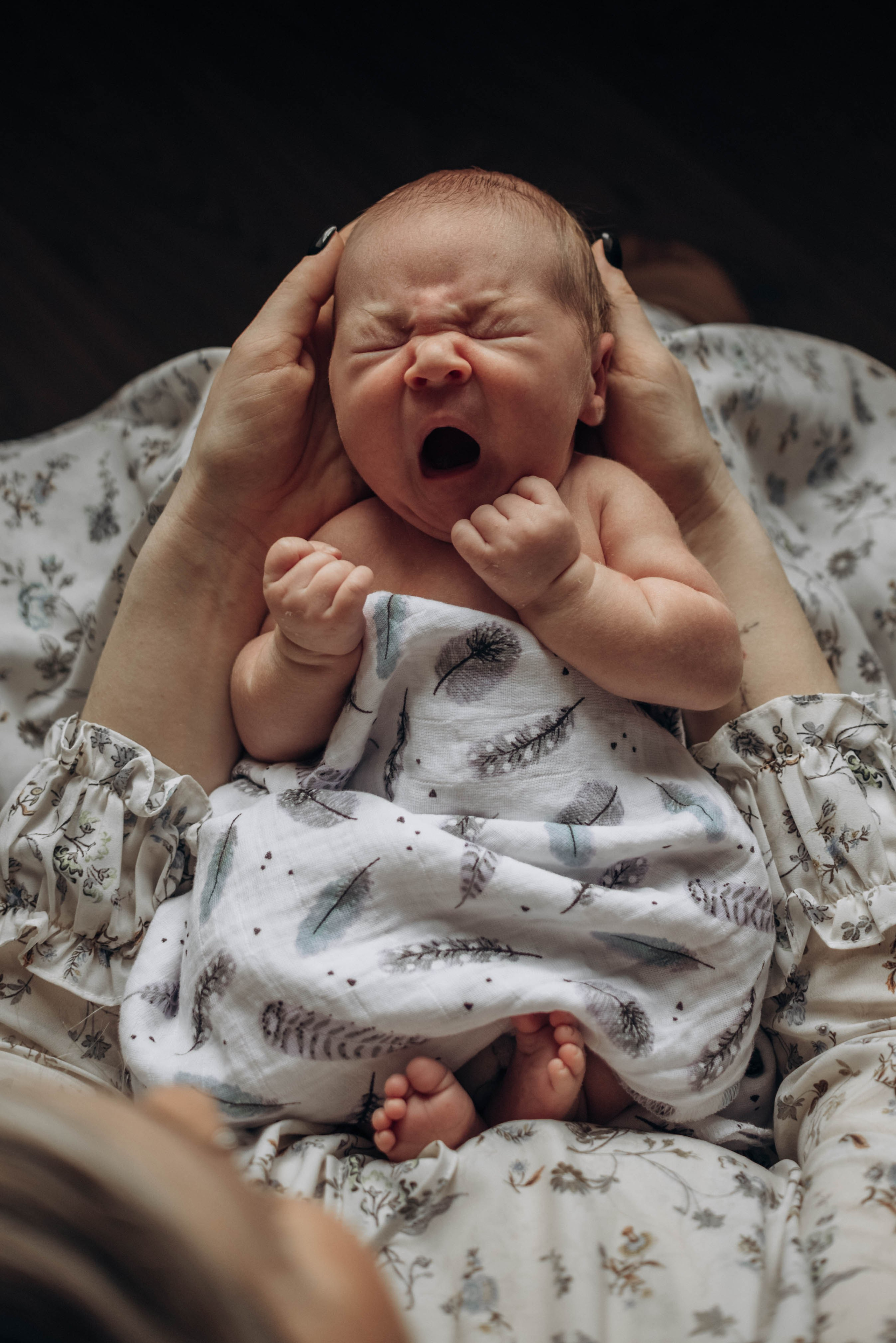 Большое маленькое чудо. Домашняя съемка новорожденного. Семейный фотограф в Железнодорожном Масаева Елена