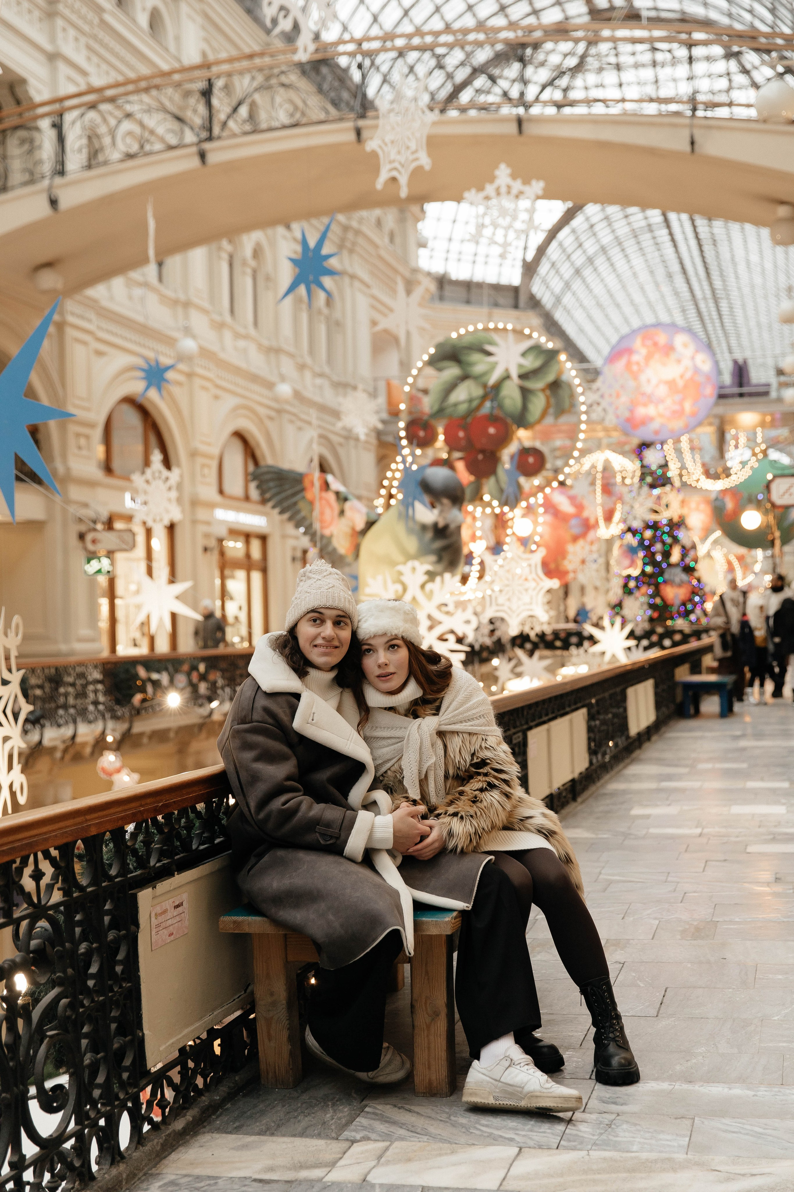Зимняя история любви. Фотограф индивидуальных женских портретов и LOVEstory в Москве