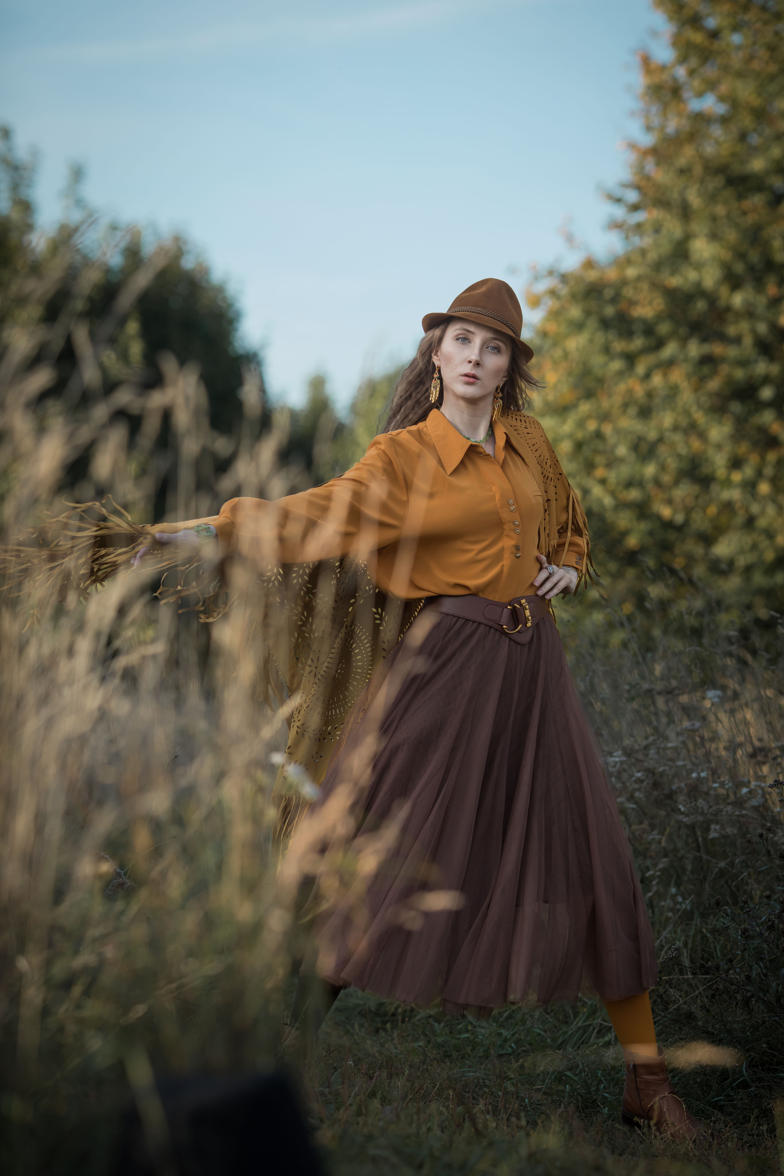 Стиль бохо. Съемка в Орехово. 17.09.23. Арт- фотограф Москва