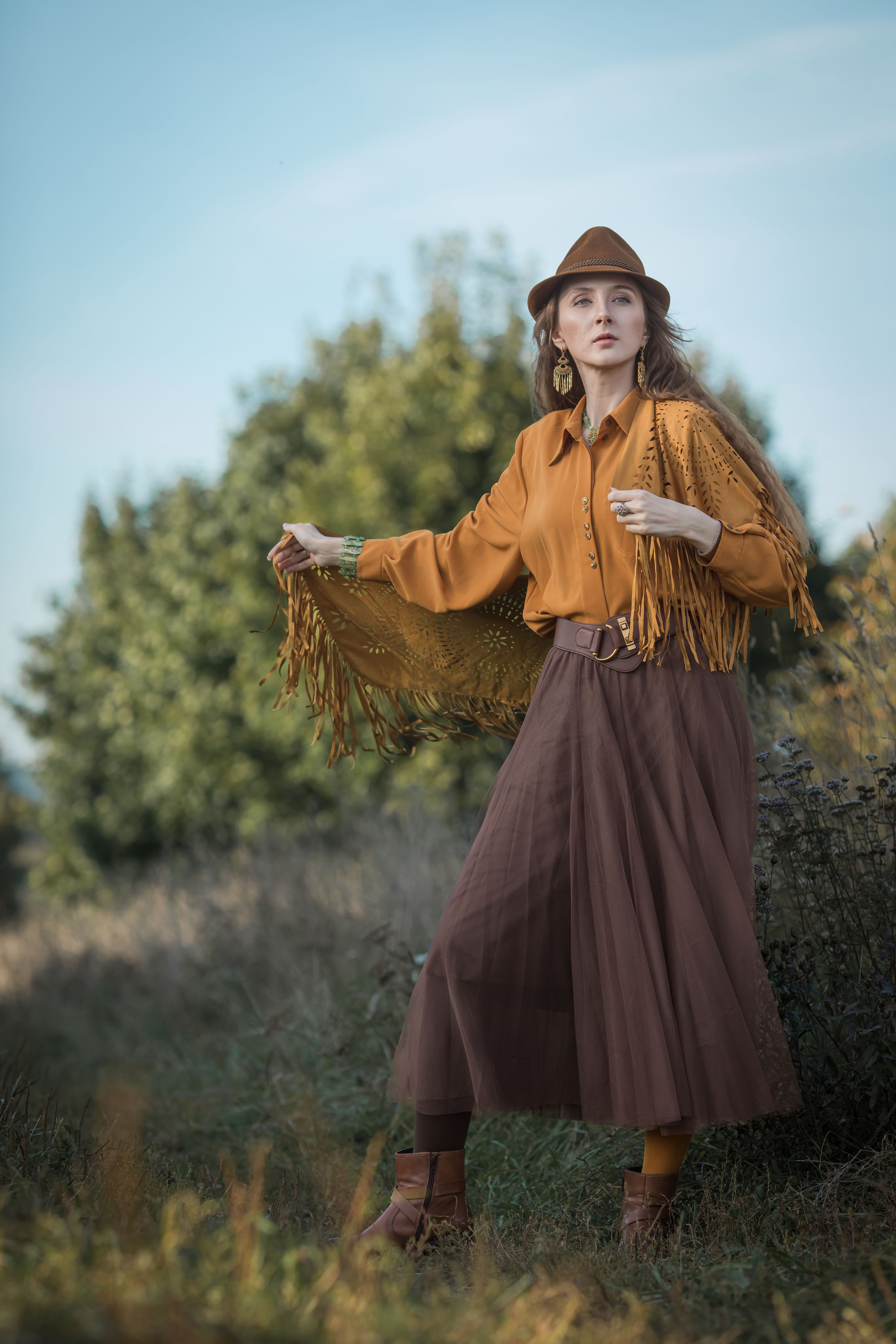 Стиль бохо. Съемка в Орехово. 17.09.23. Арт- фотограф Москва