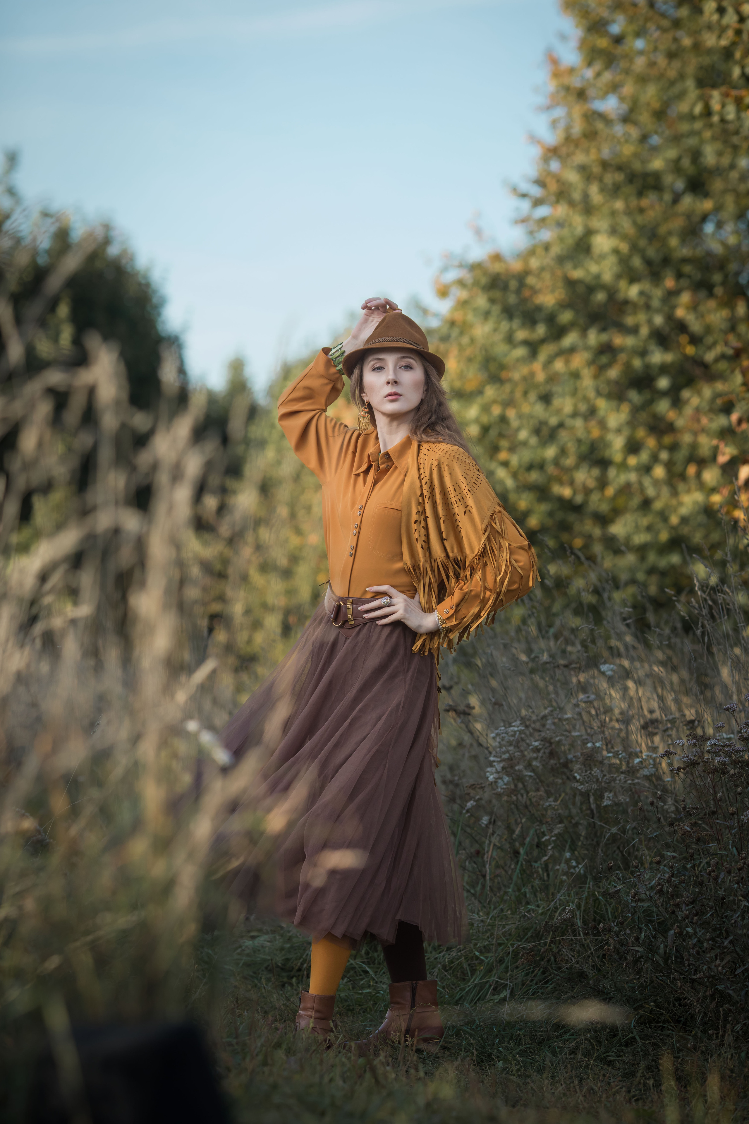 Стиль бохо. Съемка в Орехово. 17.09.23. Арт- фотограф Москва