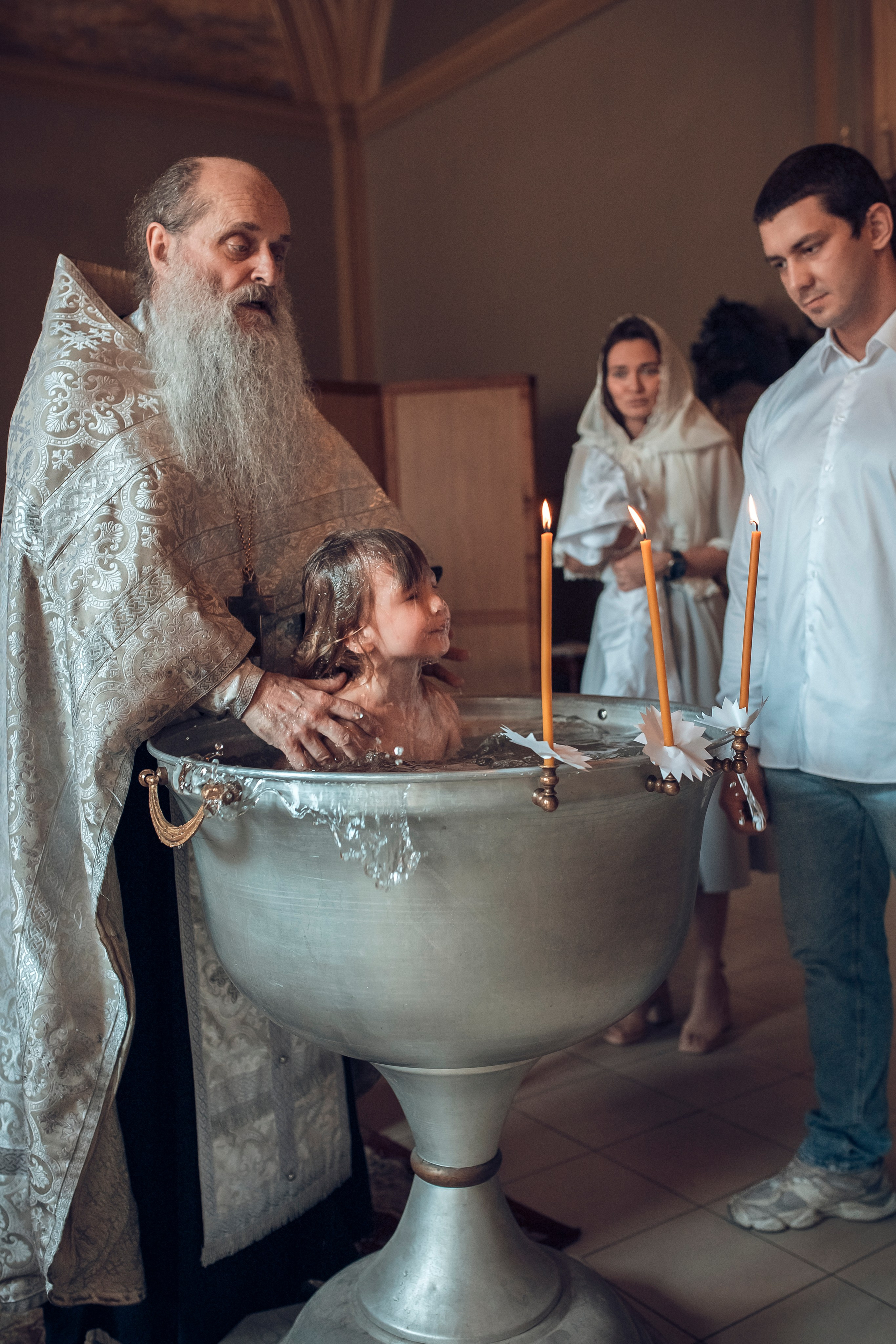 Крещение в Храме Девяти Мучеников Кизических, Большой Девятинский пер., 15