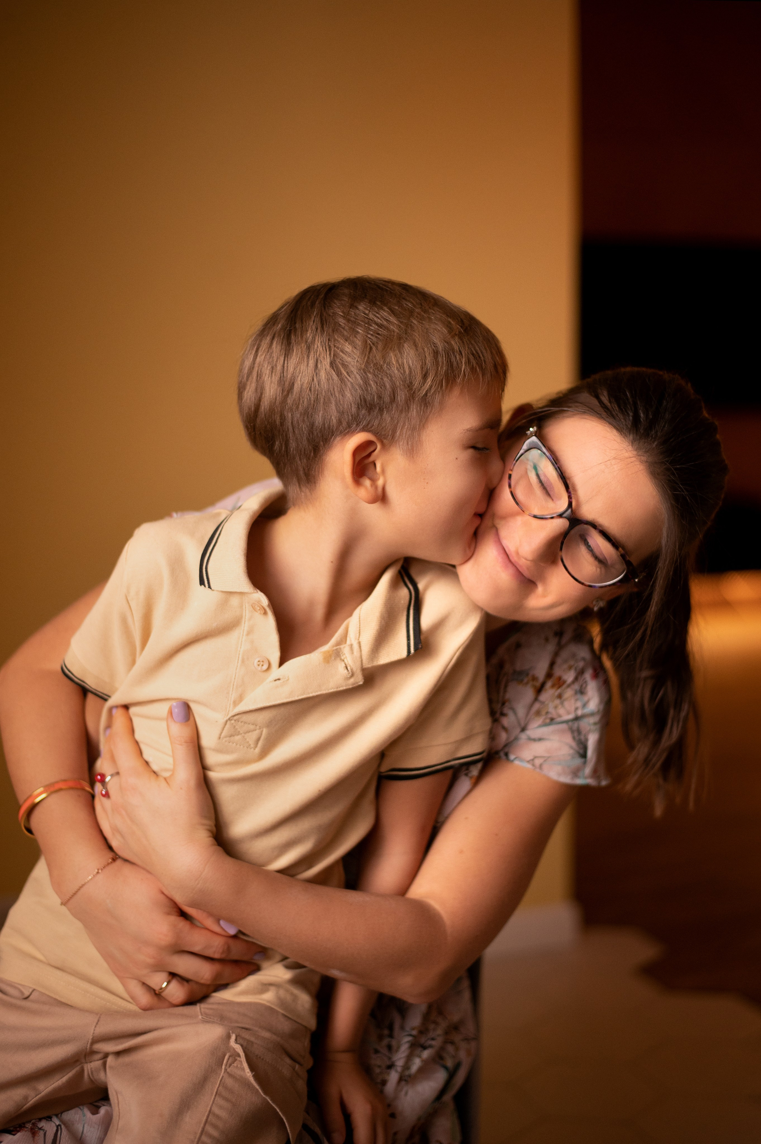 Семейная съёмка дома. Семейный и детский фотограф в Москве Анна Оськина
