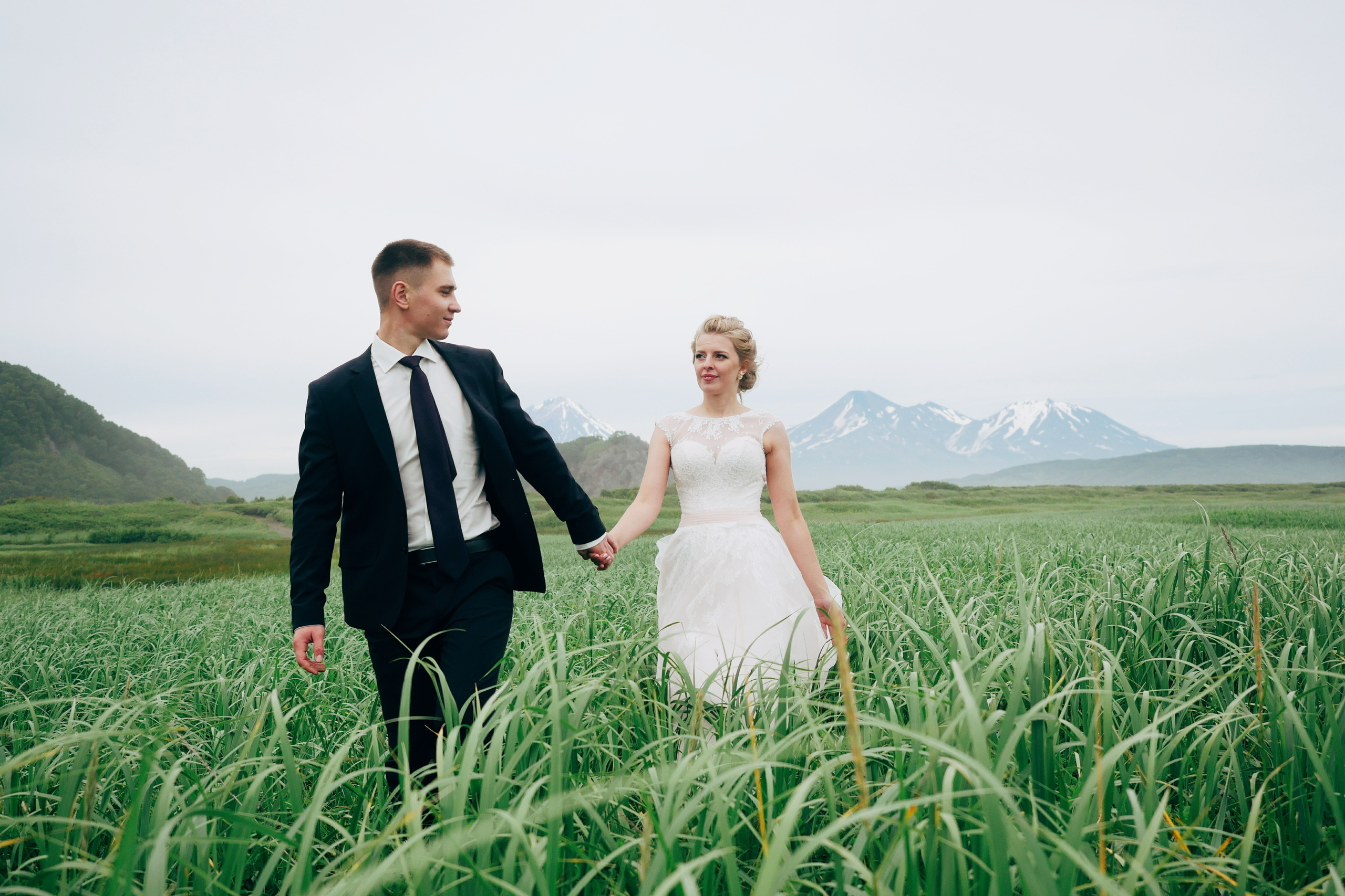 Настя и Данил. Свадебное фото и видео на Камчатке. Туристические маршруты