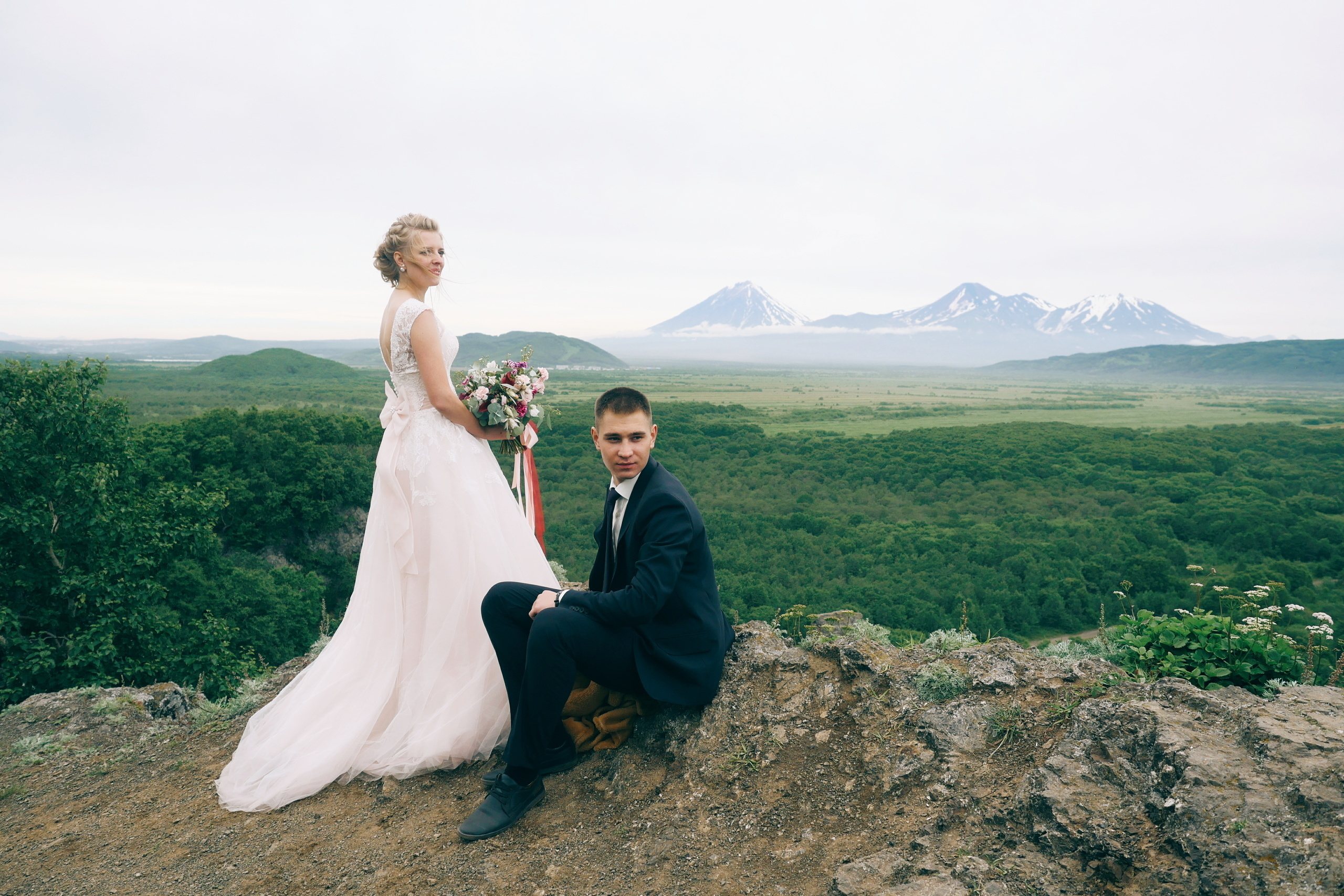 Настя и Данил. Свадебное фото и видео на Камчатке. Туристические маршруты