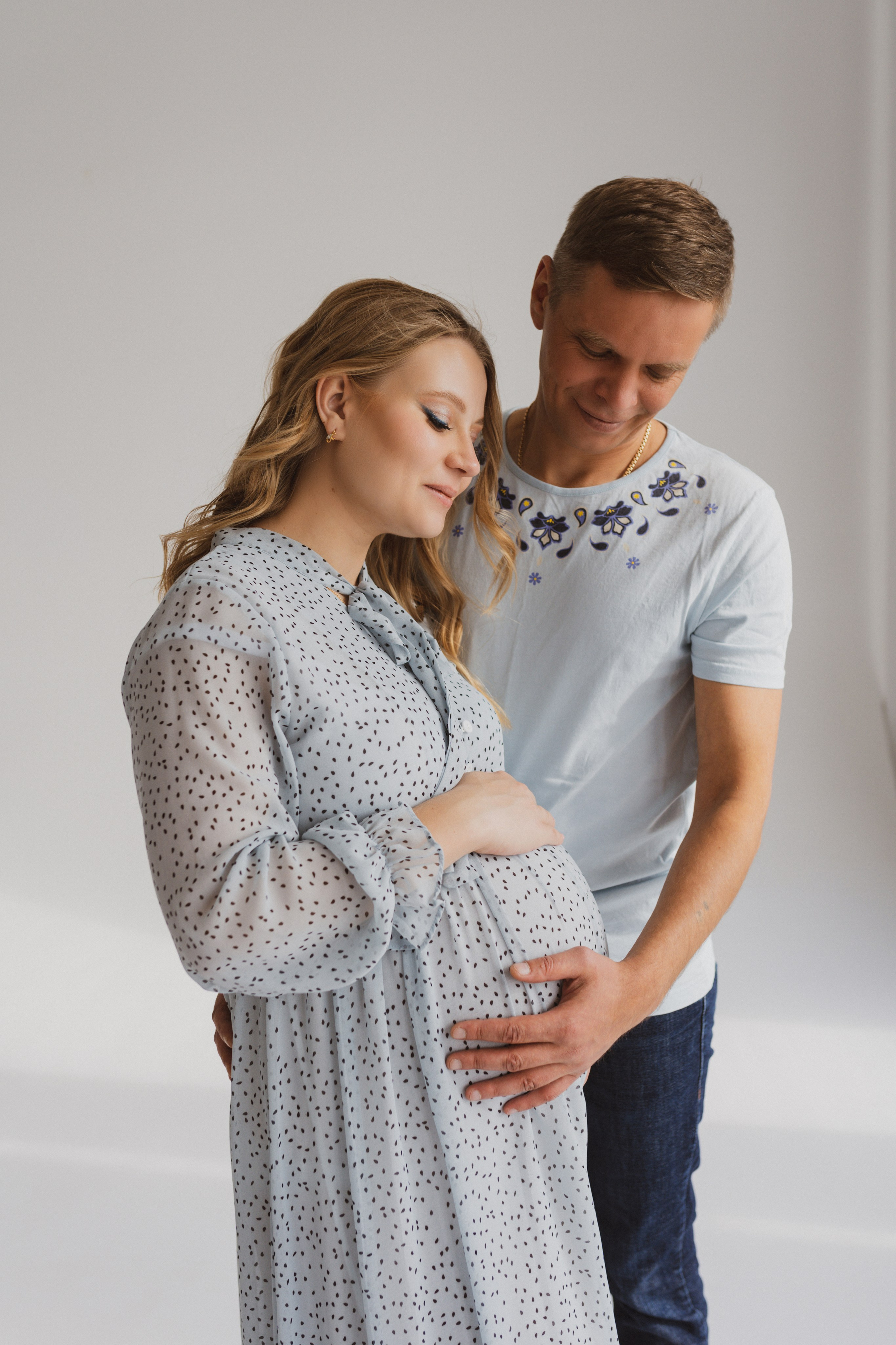 Семейная фотосессия в студии в Москве, семейный фотограф Анна Полушина. Свадебный фотограф в Москве Анна Полушина