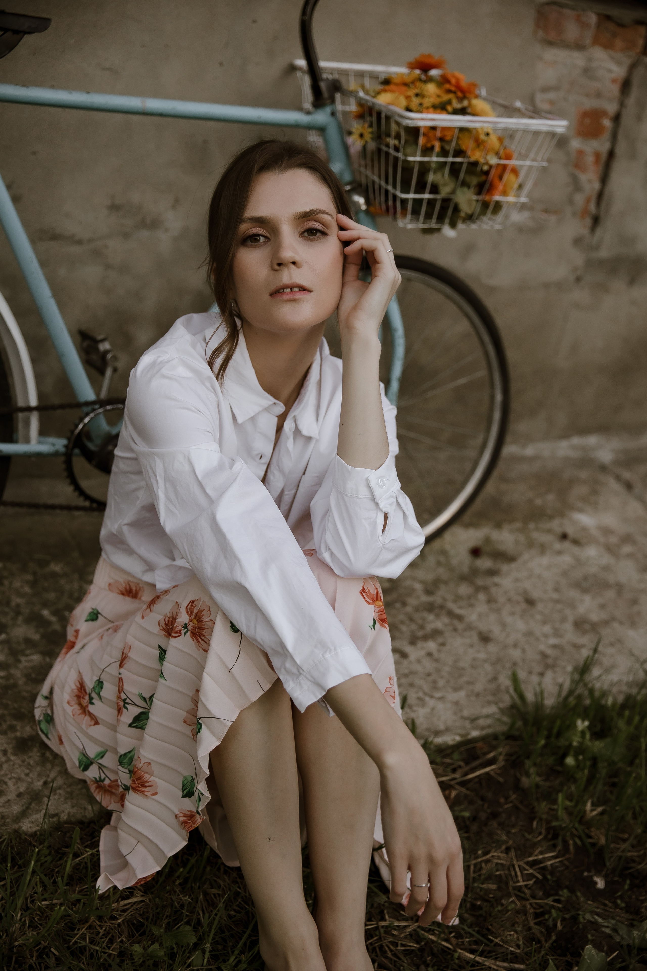 Потретная фотосессия в деревенском стиле на природе. Свадебный и семейный фотограф в Самаре и Тольятти | Елена Топанцева