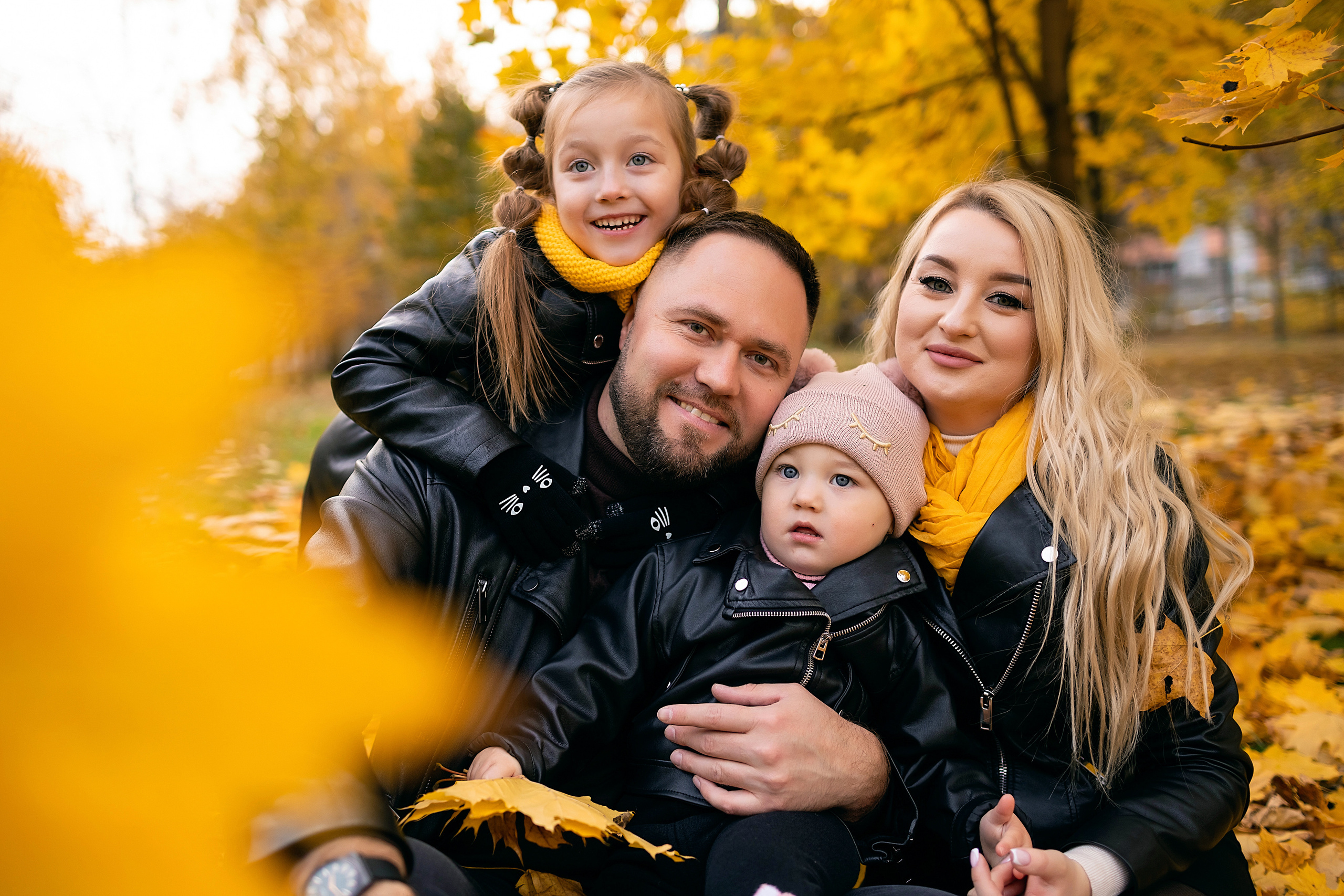 Семейная съемка в парке. Фотограф Екатерина Кудрик. Москва