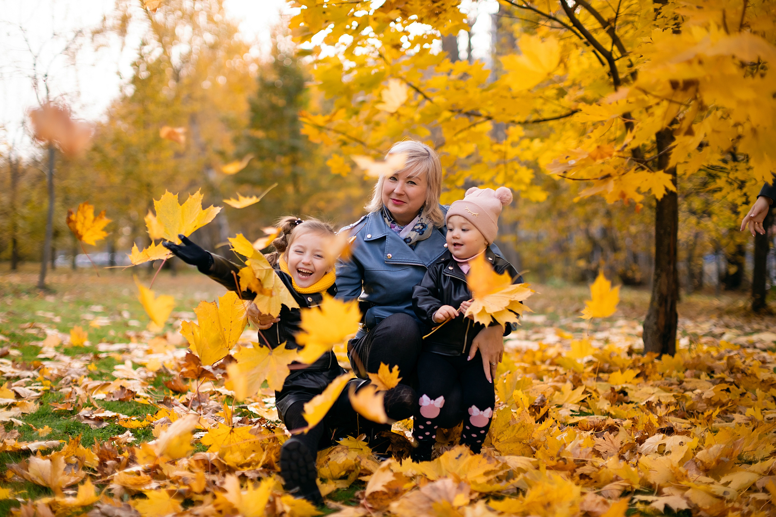 Семейная съемка в парке. Фотограф Екатерина Кудрик. Москва