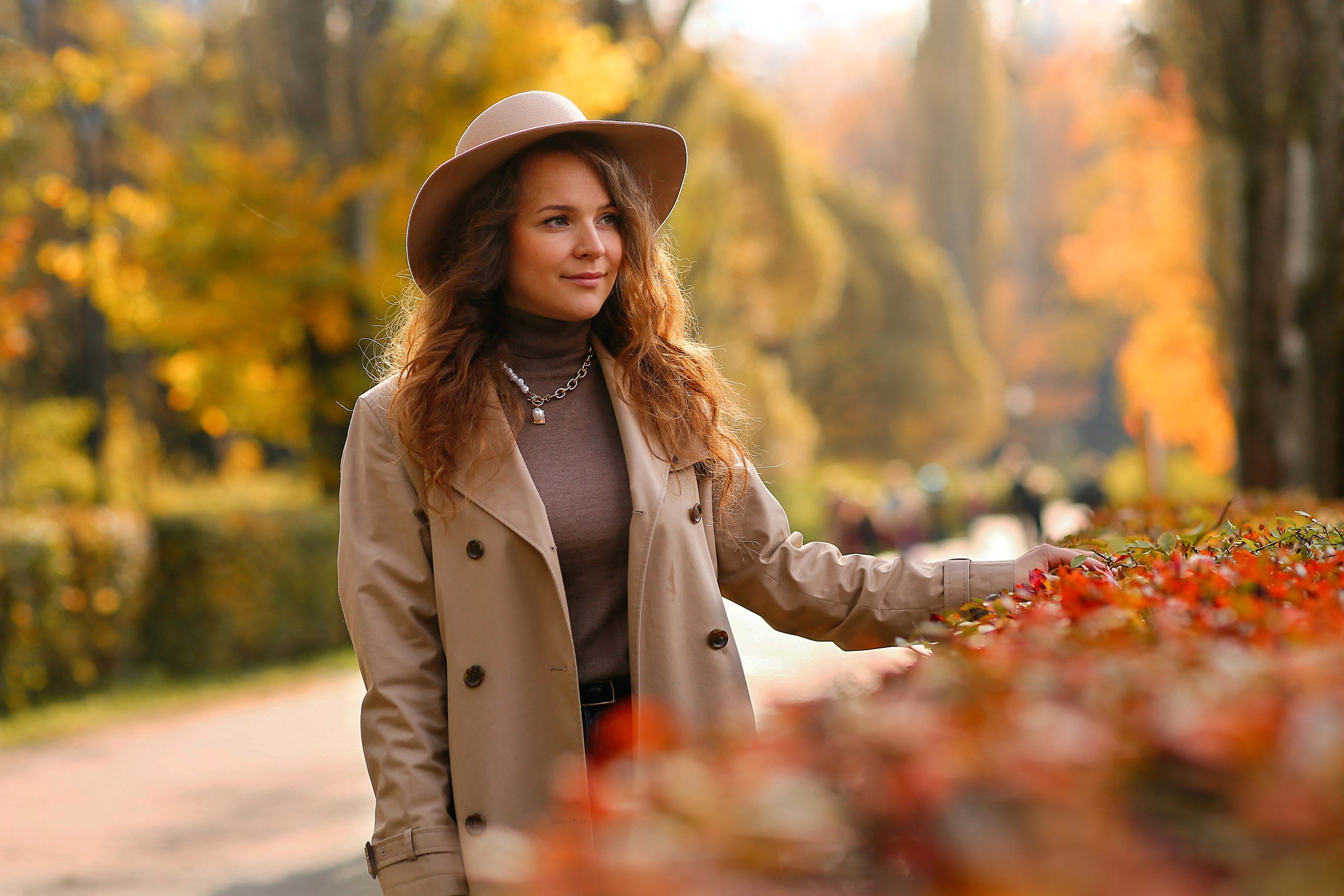 Алла. Осенняя съемка в парке. Фотограф Екатерина Кудрик. Москва