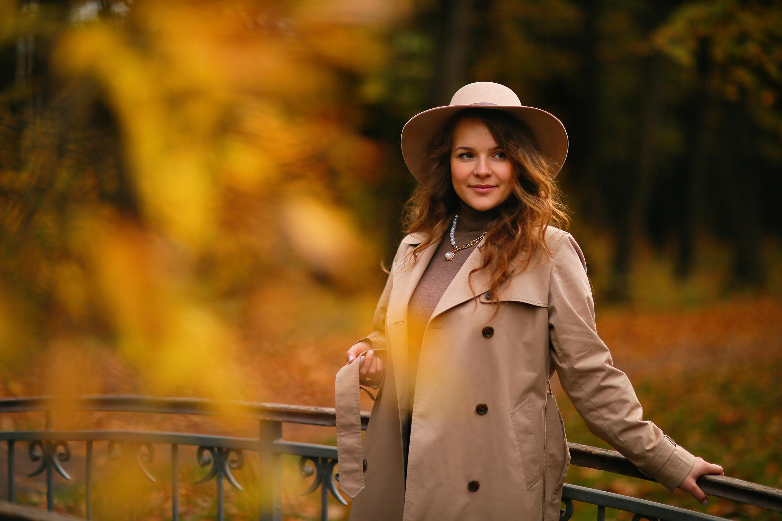 Алла. Осенняя съемка в парке. Фотограф Екатерина Кудрик. Москва