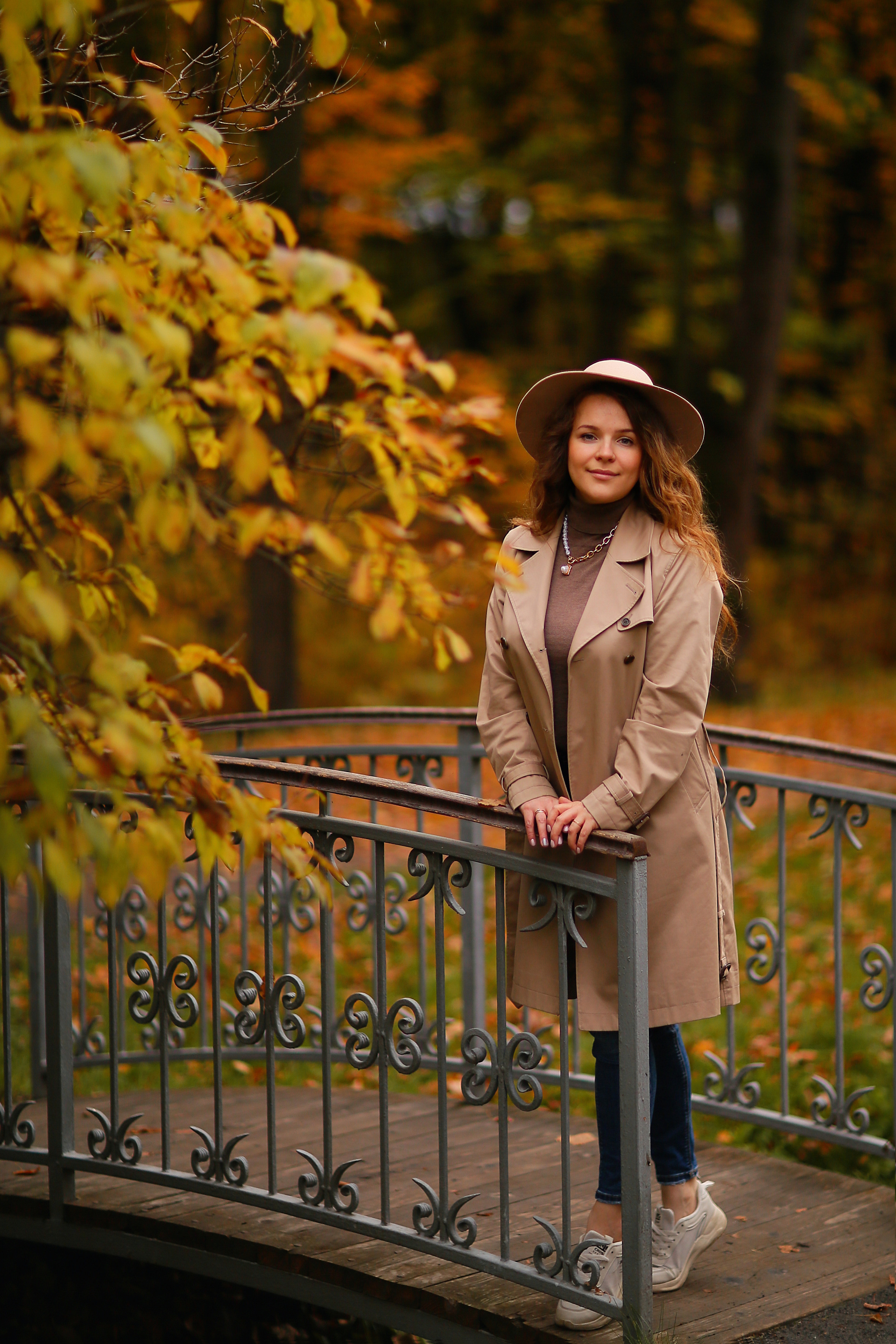 Алла. Осенняя съемка в парке. Фотограф Екатерина Кудрик. Москва