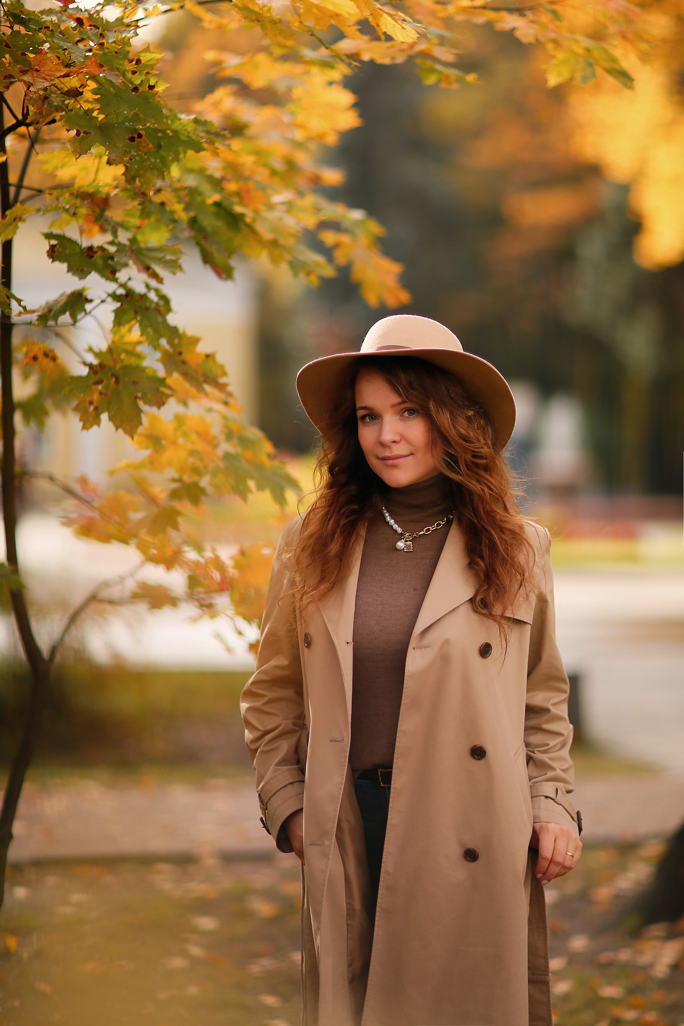 Алла. Осенняя съемка в парке. Фотограф Екатерина Кудрик. Москва
