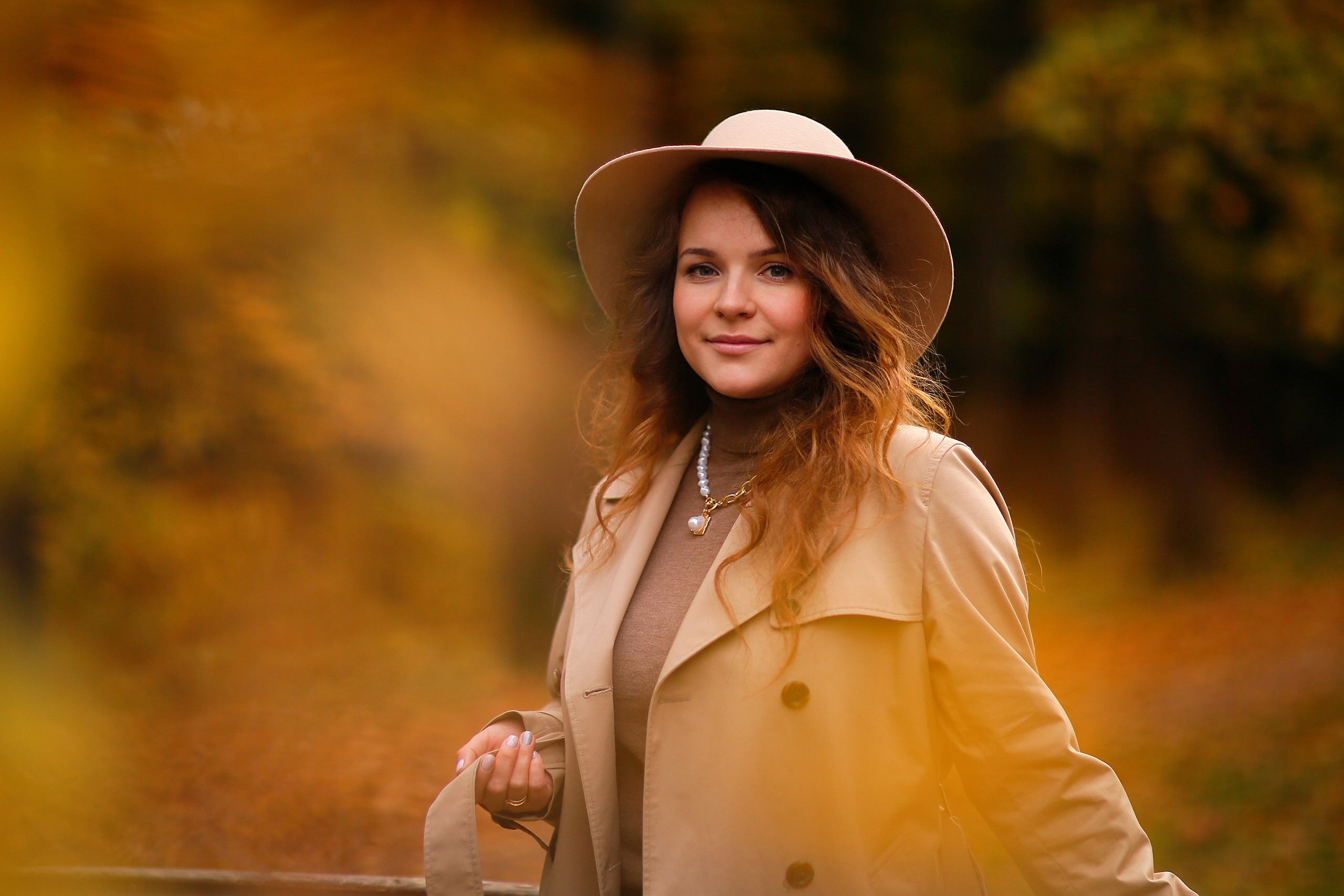 Алла. Осенняя съемка в парке. Фотограф Екатерина Кудрик. Москва