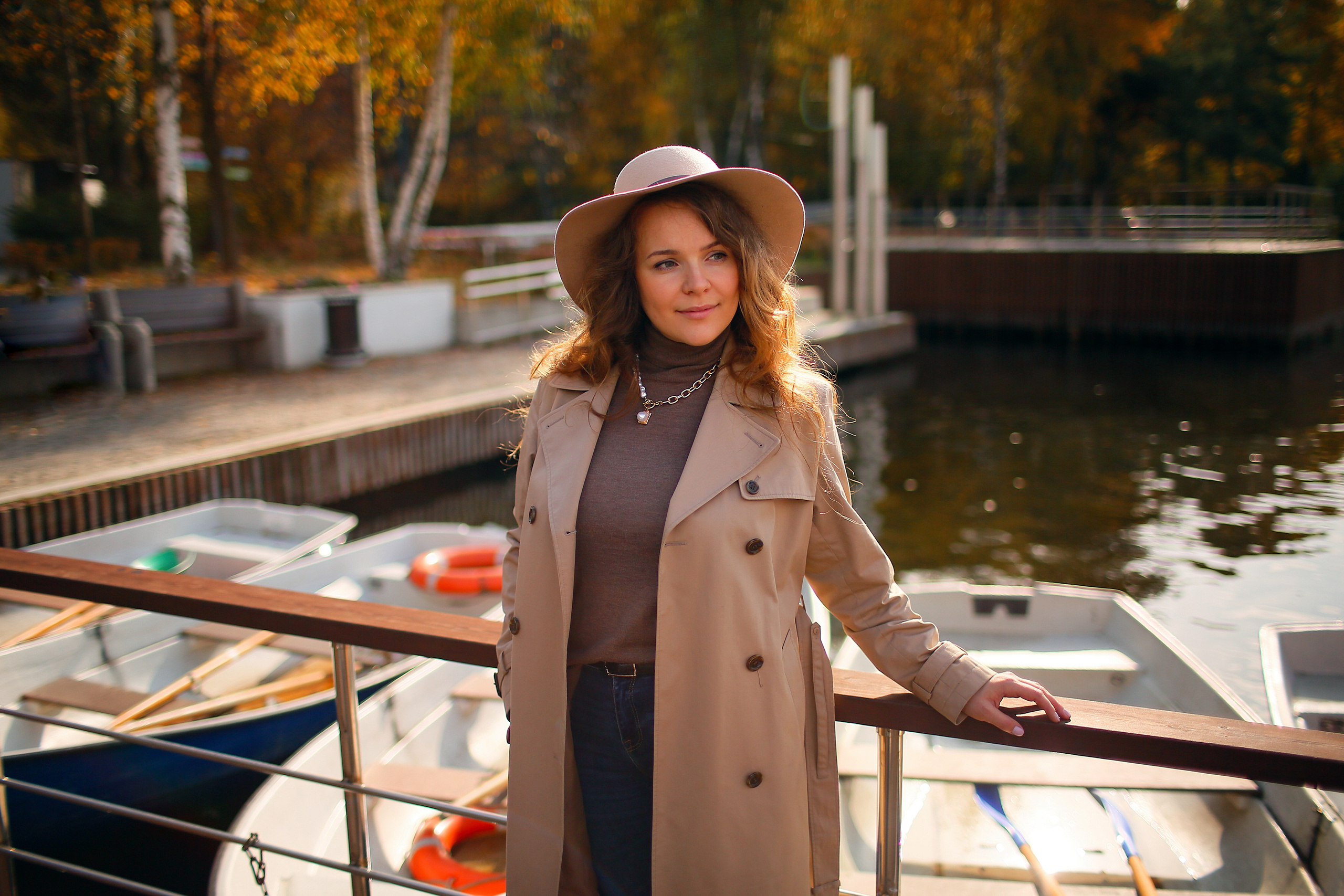 Алла. Осенняя съемка в парке. Фотограф Екатерина Кудрик. Москва