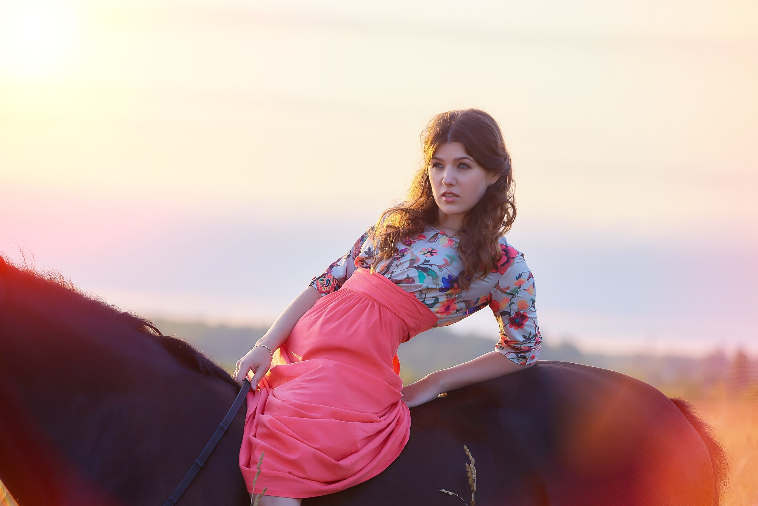 Фотосессия с лошадьми для Ирины. Фотограф Михаил Семенов