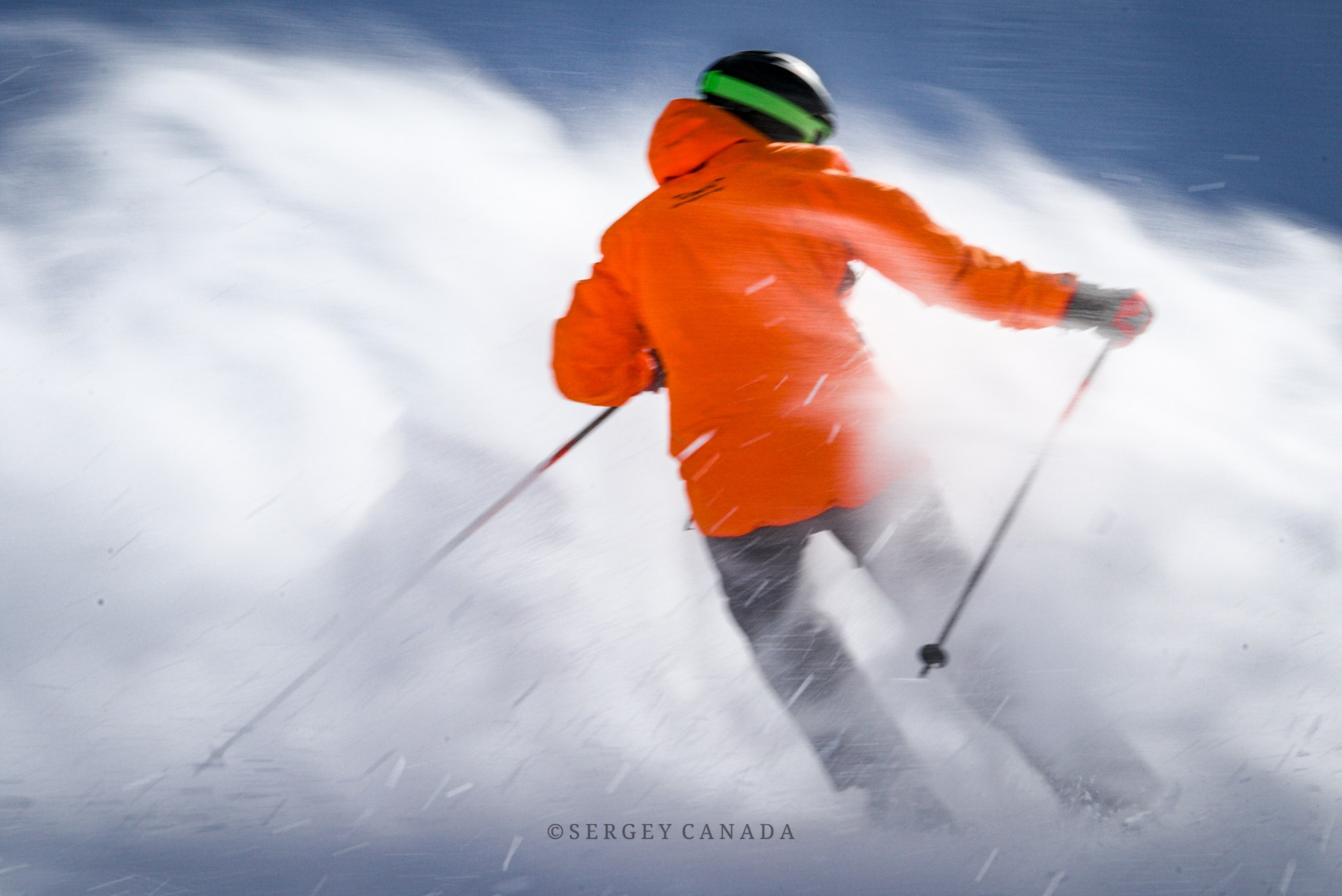 Горные лыжи и сноубординг. Спортивный фотограф в Сочи Красной поляне Сергей Канада