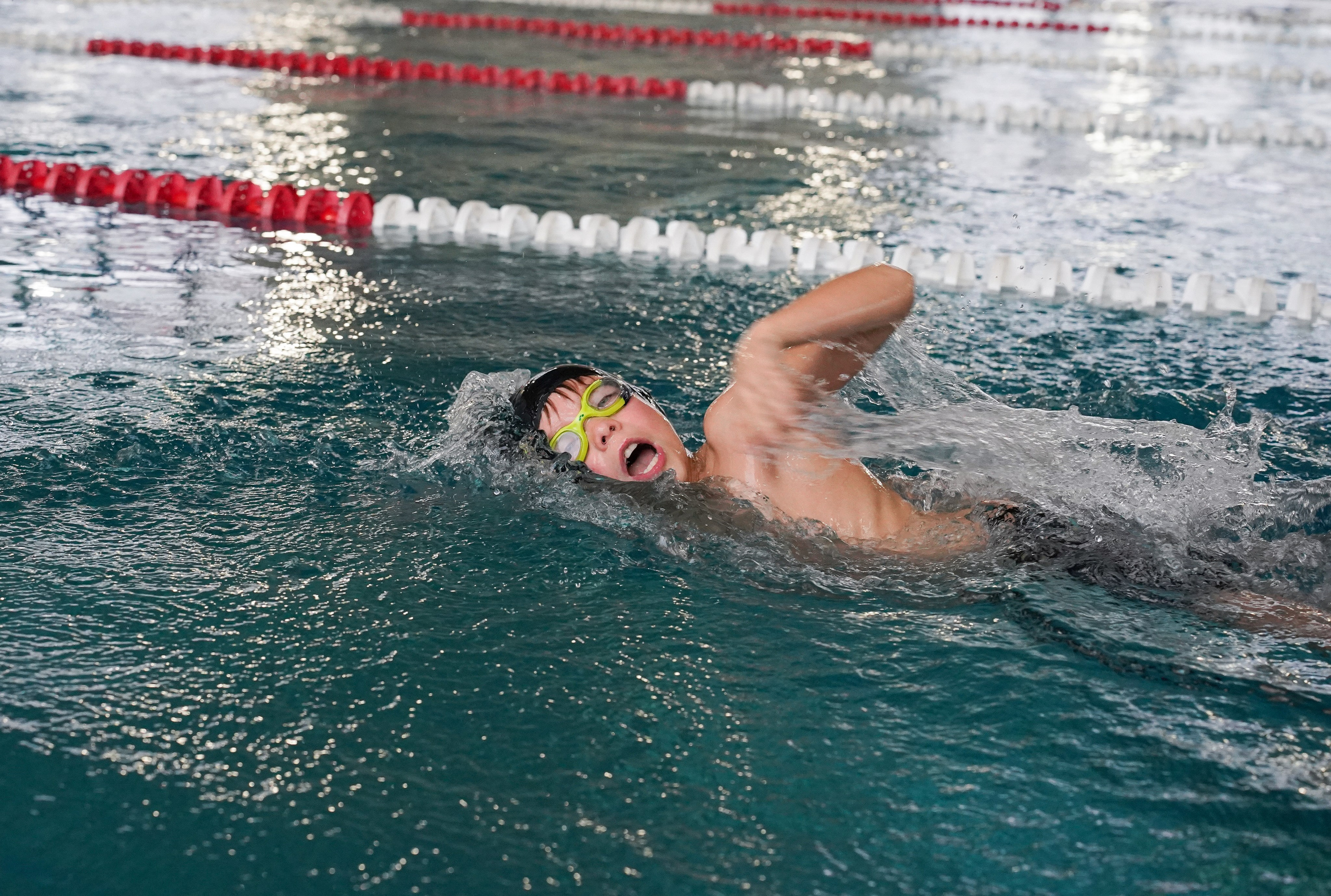 Соревнования по плаванию в фитнес-клубе «ОЛИМПИЯ SPORT». Спортивный и репортажный фотограф в Иваново Сергей Силкин