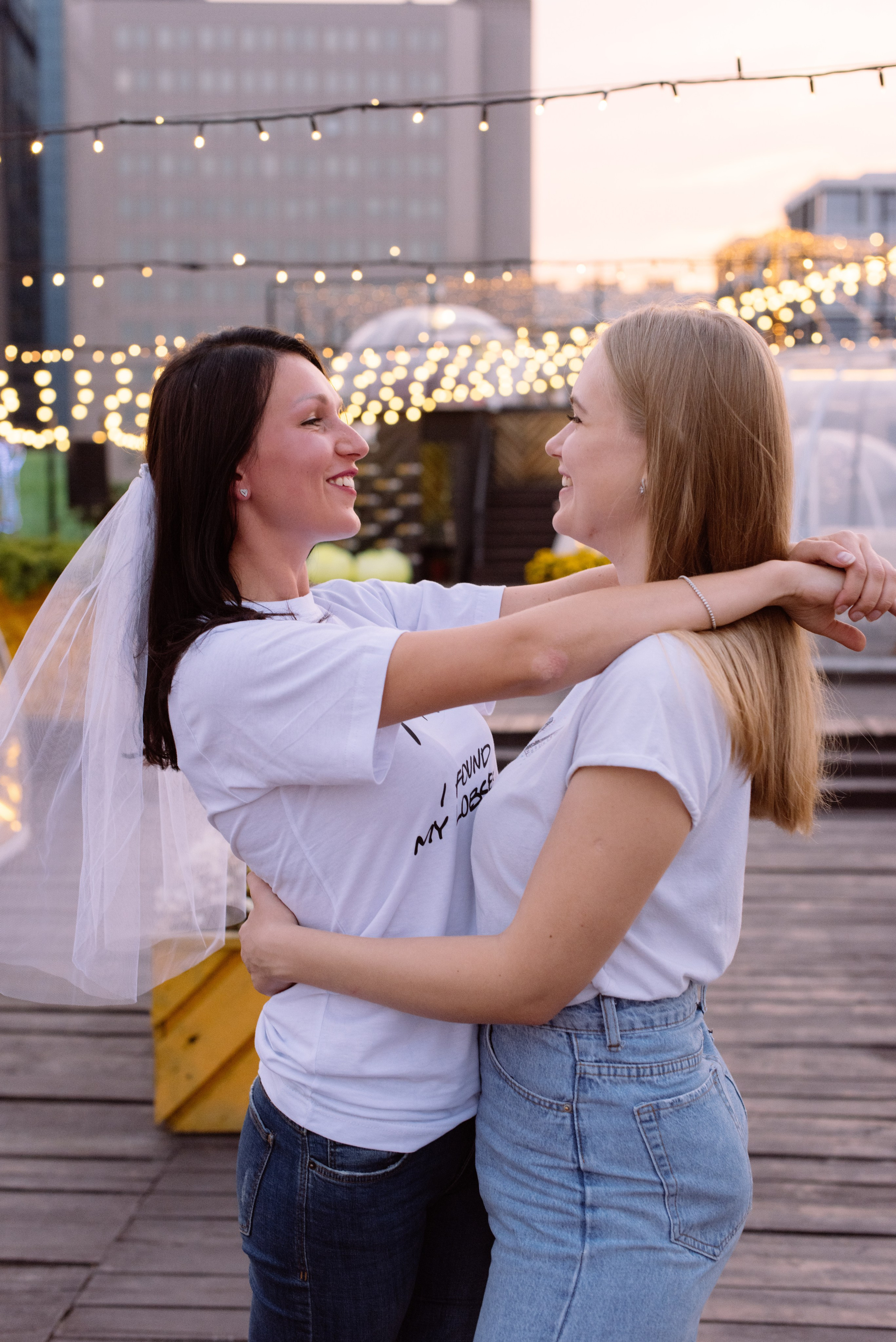 Девичник на крыше Loft. Свадебный фотограф в Москве Анна Полушина