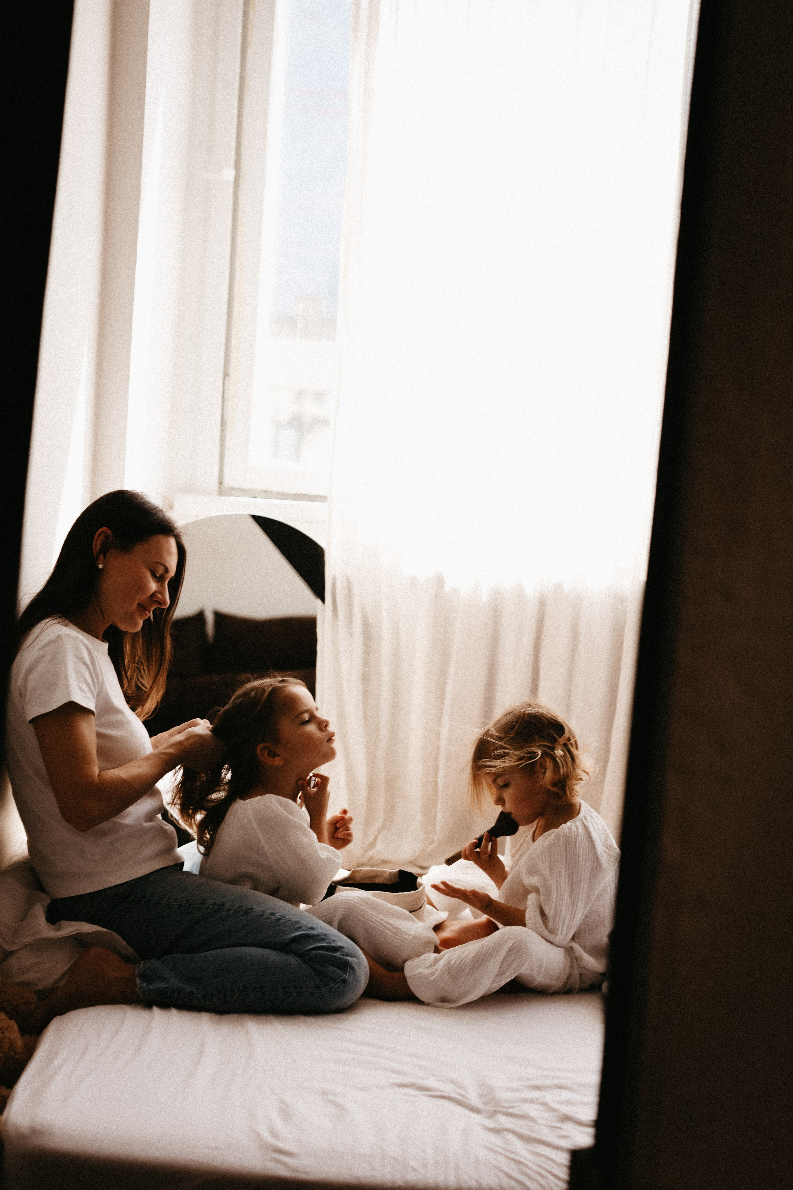 Мама и девочки. Евгения Пелипас