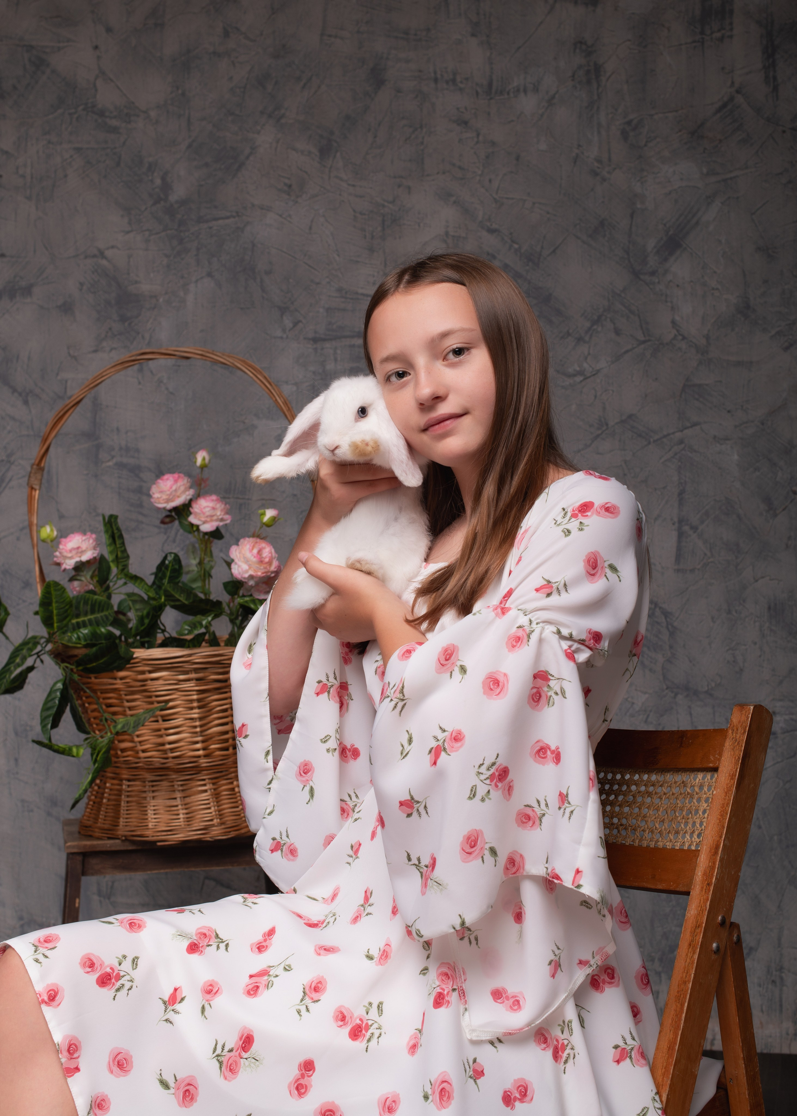 Дети и кролик. Детский фотограф в Новокузнецке Николай Чекалин