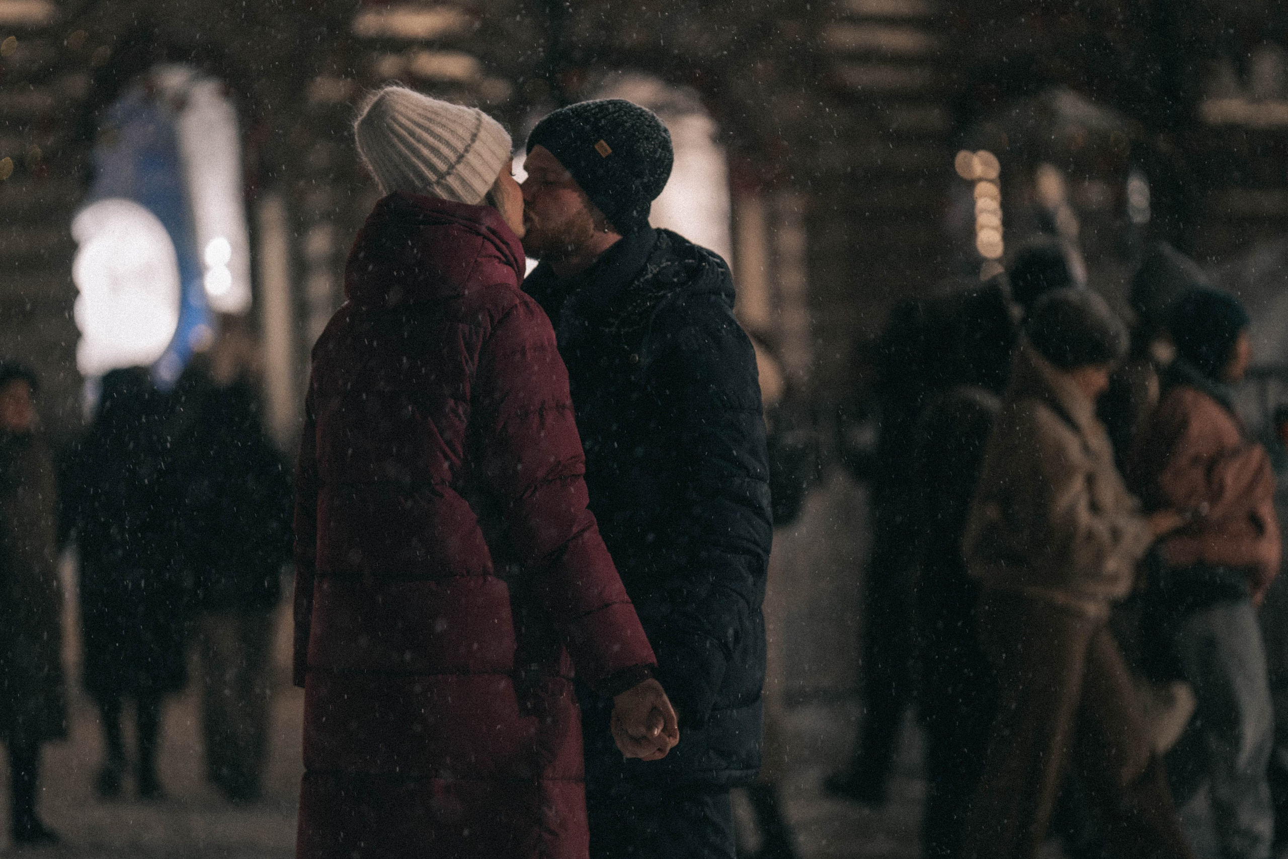 В снежном потоке. Семейный и свадебный фотограф