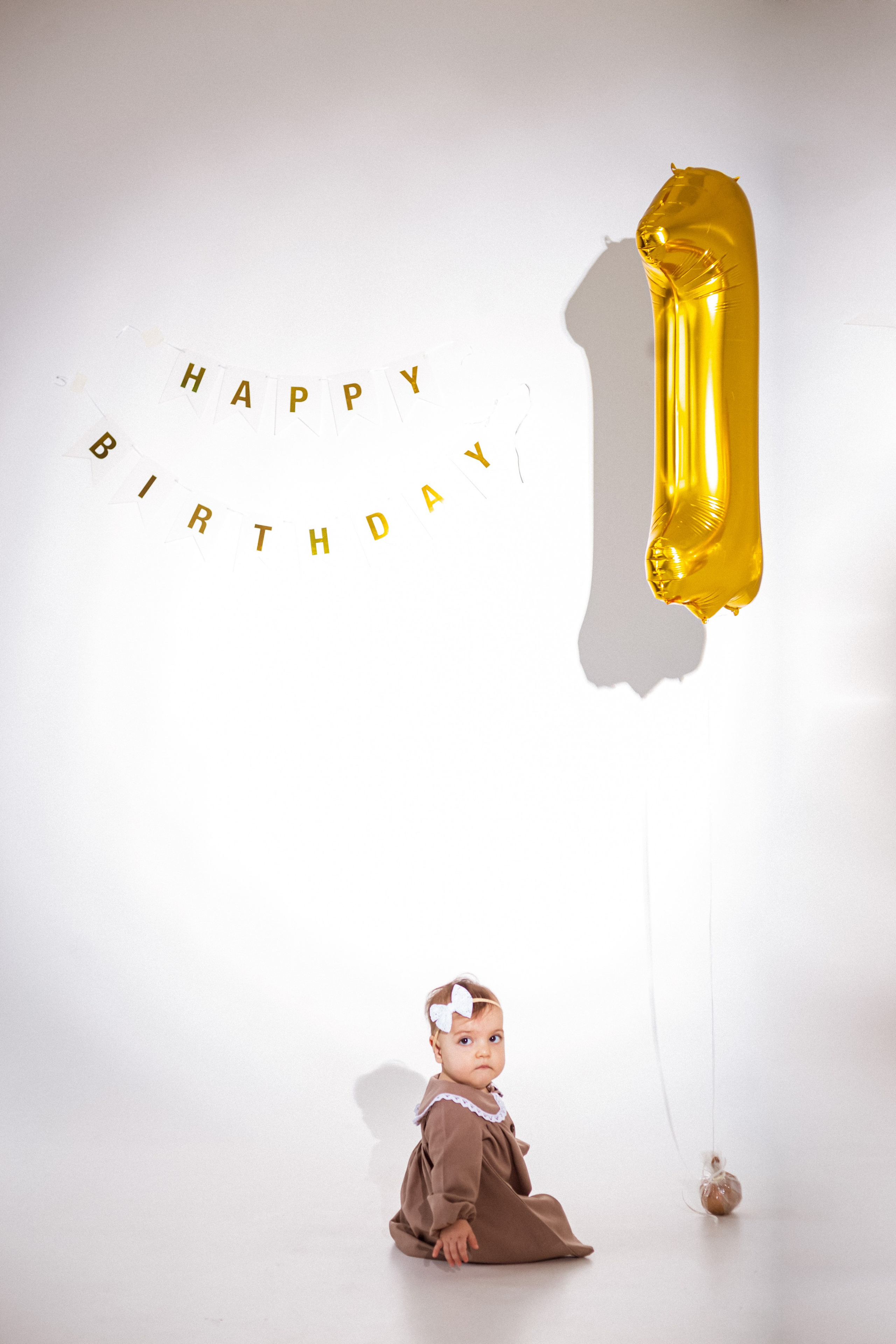 Годик в студии Домодедово. Семейный фотограф в Москве и МО Варвара Шаранова