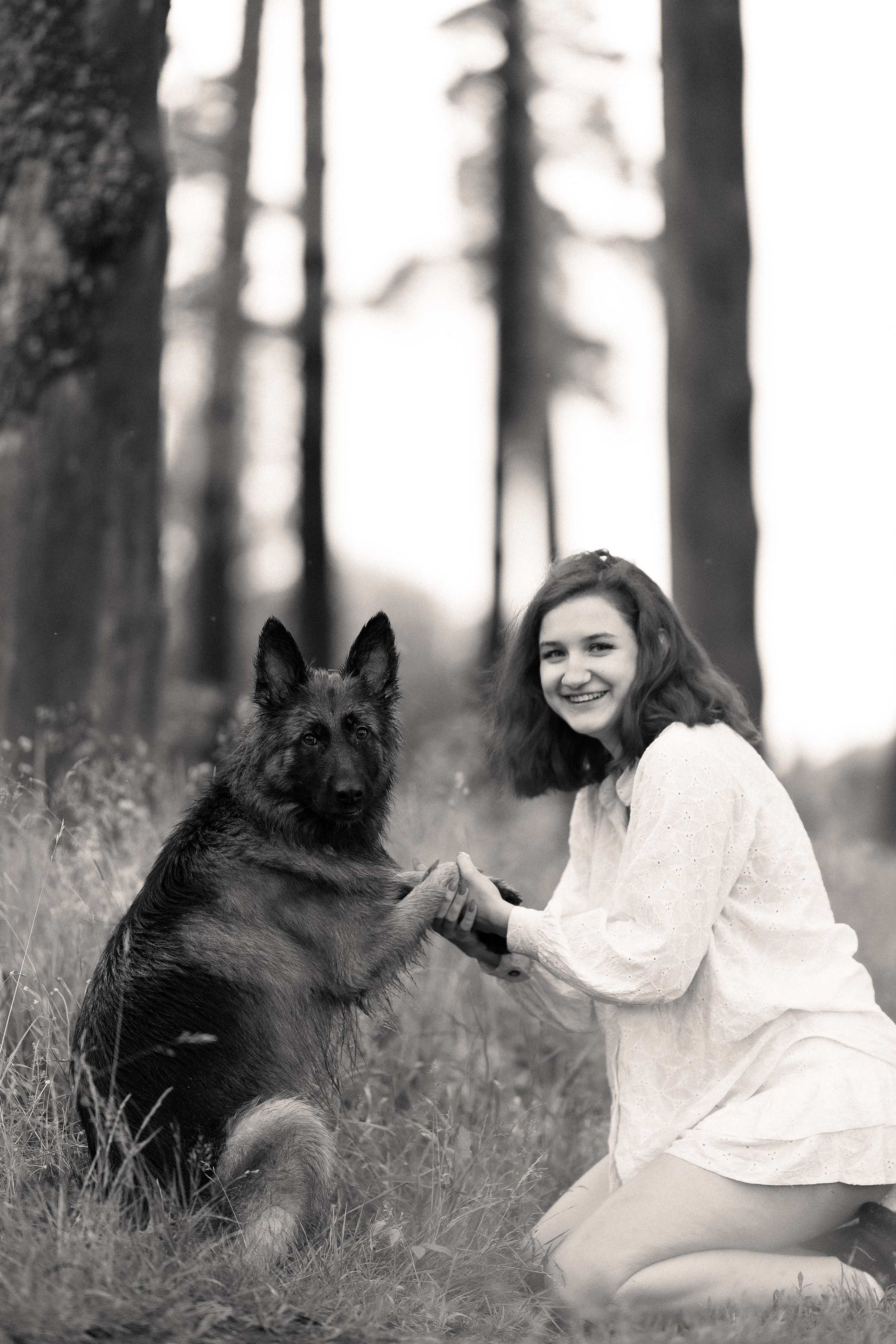 Алена, Фанни и Фрея. Фотограф и видеограф анималист Аганина Дарья
