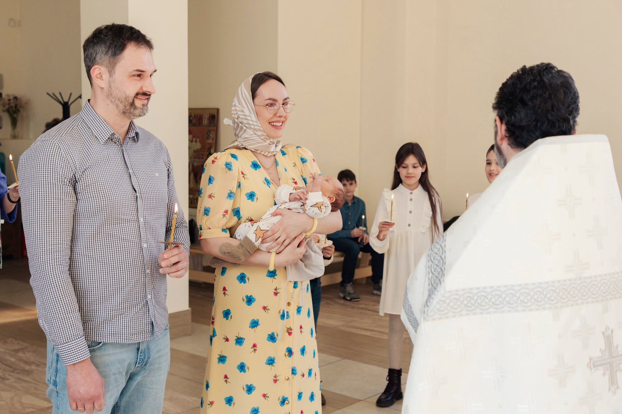 Крещение Храм святой великомученицы Варвары. Фотограф на крещение в Санкт Петербурге