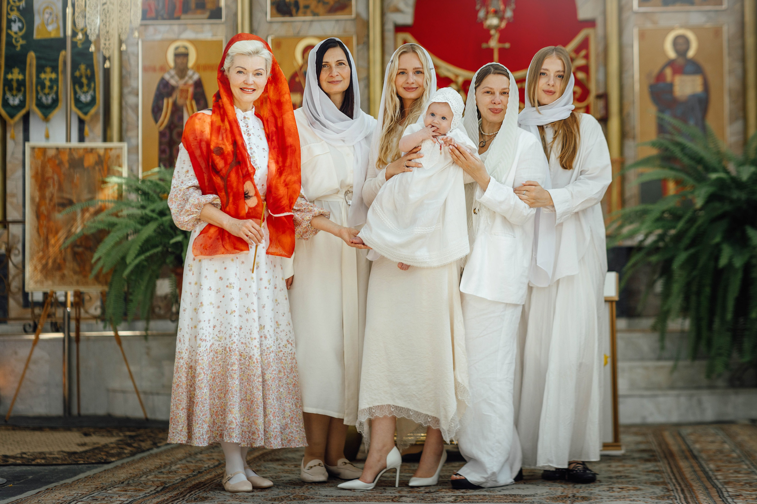 Крещение Мишель, гп. Ивенец, храм Ефросинии Полоцкой, август 2025