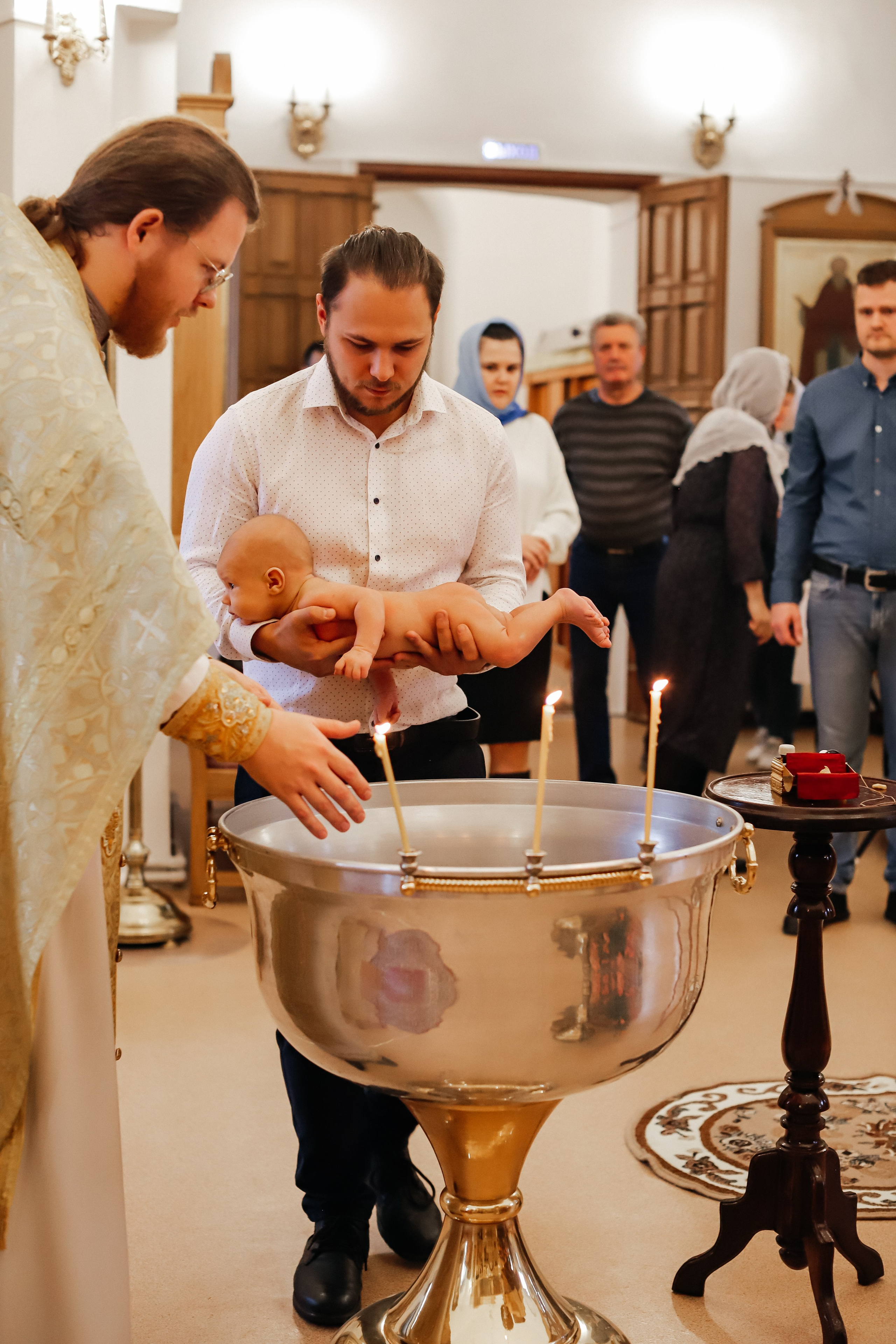 Крещение. Фотосессия беременности & материнства Коломна