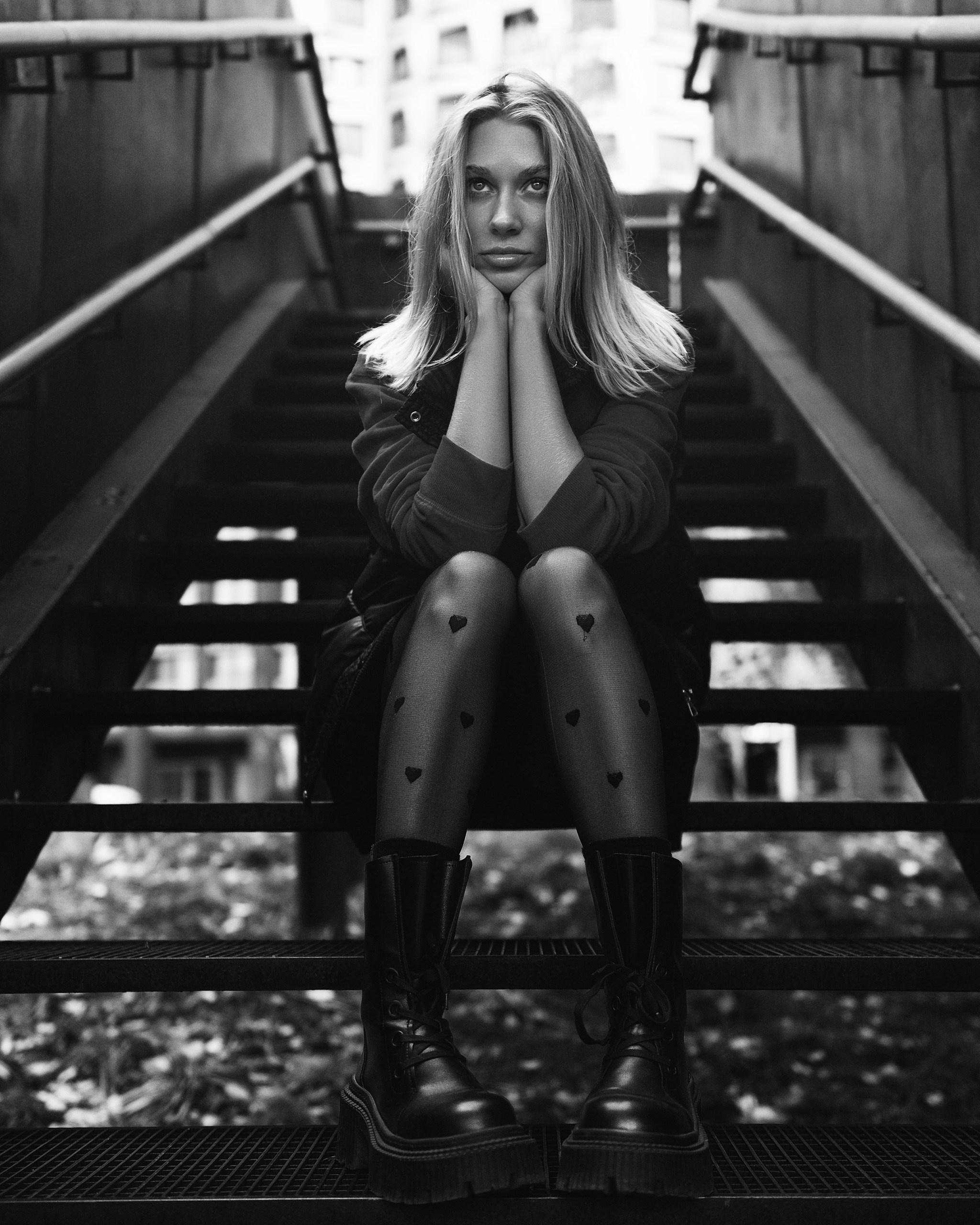 Уличная фотосессия с Екатериной. Фотограф в Москве — Евгений Мельников