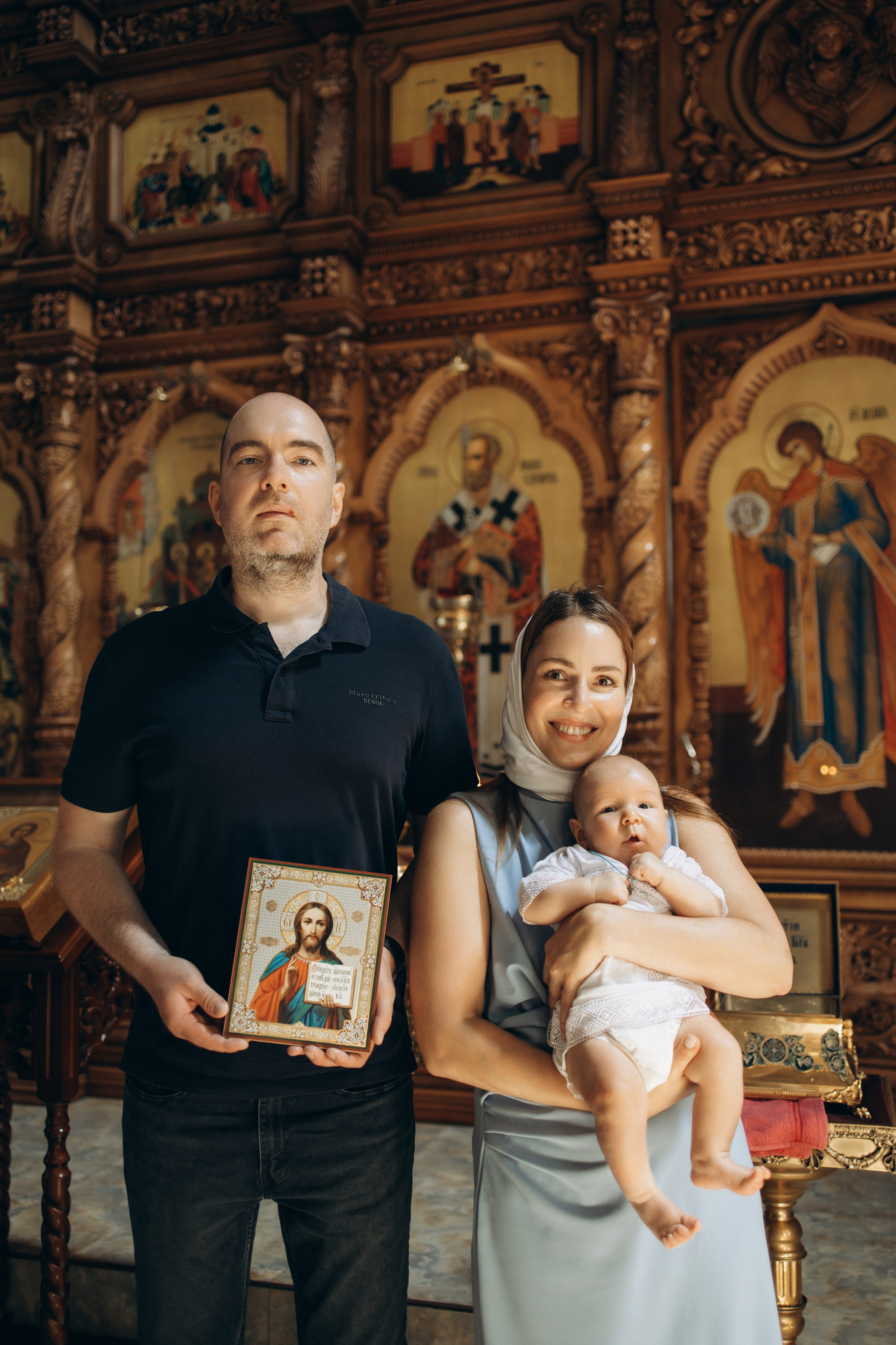 Крещение Ивана. Самый теплый фотограф в Краснодаре Рябоконь Ксения