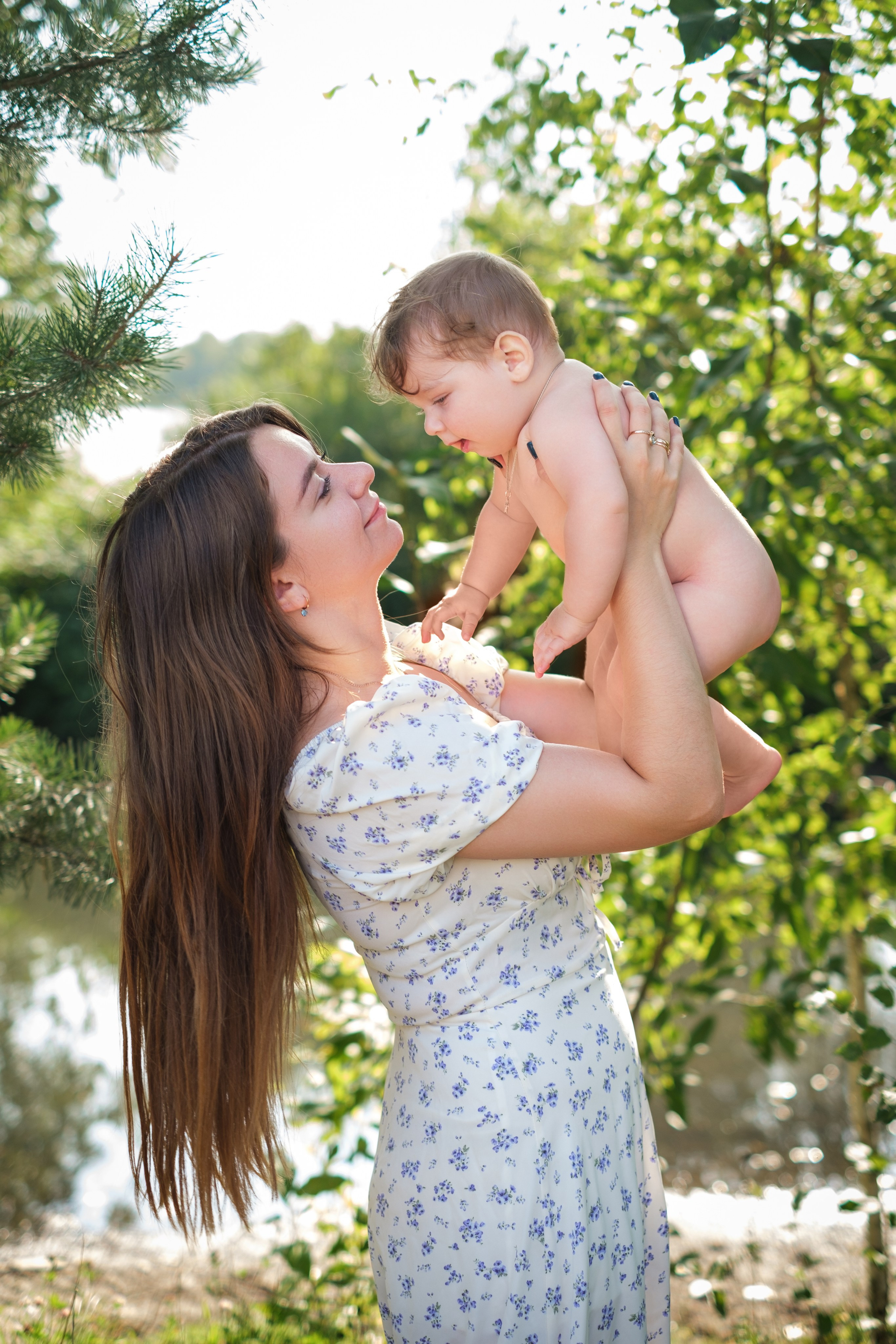 Семейная фотосессия на природе. Фотограф беременности Демочкина Елена